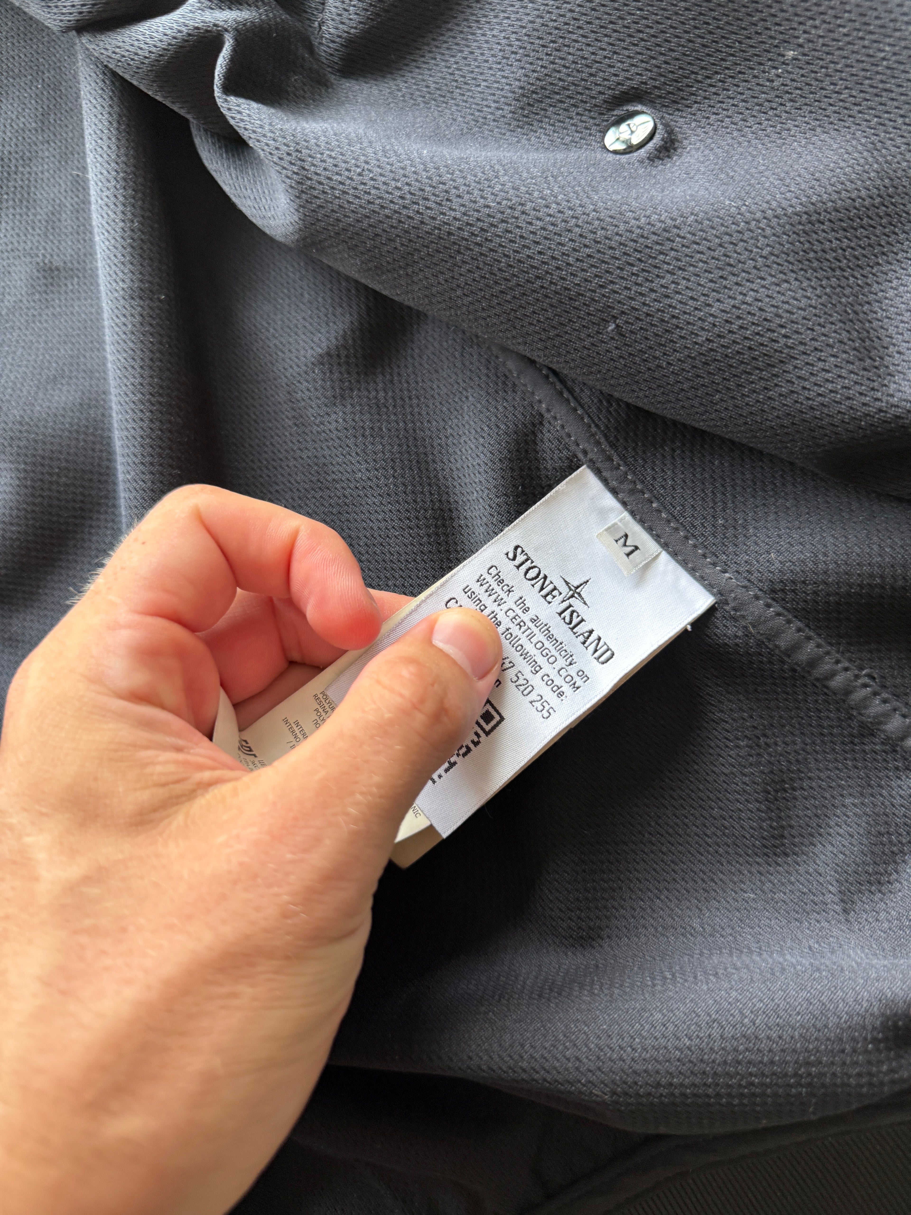 Stone Island Soft Shell Jacket Navy