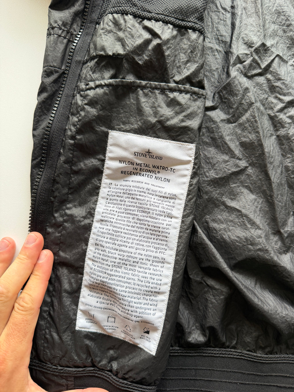 Stone Island Nylon Metal Watro Down Jacket