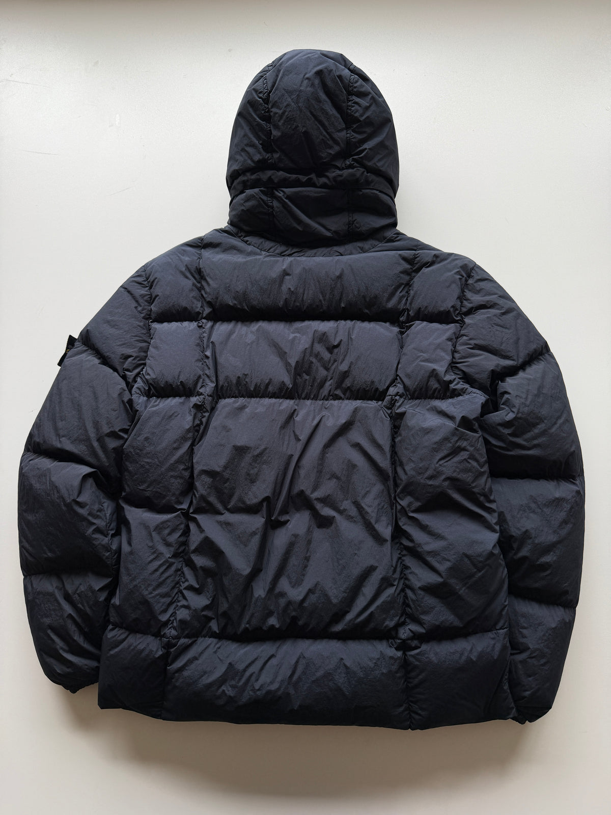 Stone Island Garment Dyed Down Jacket Navy