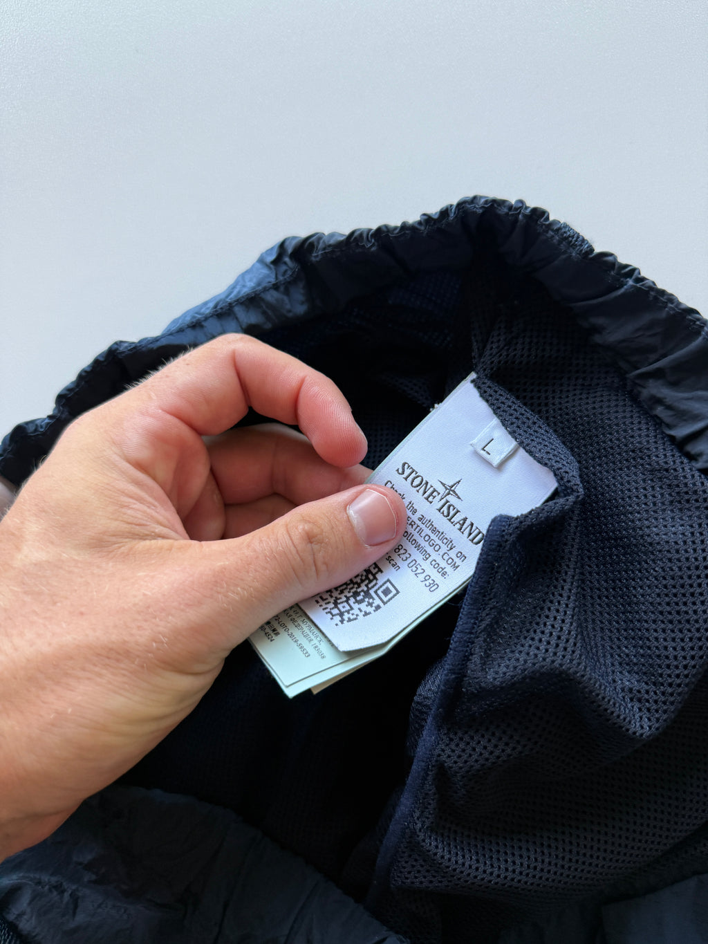 Stone Island Navy Nylon Swimshort