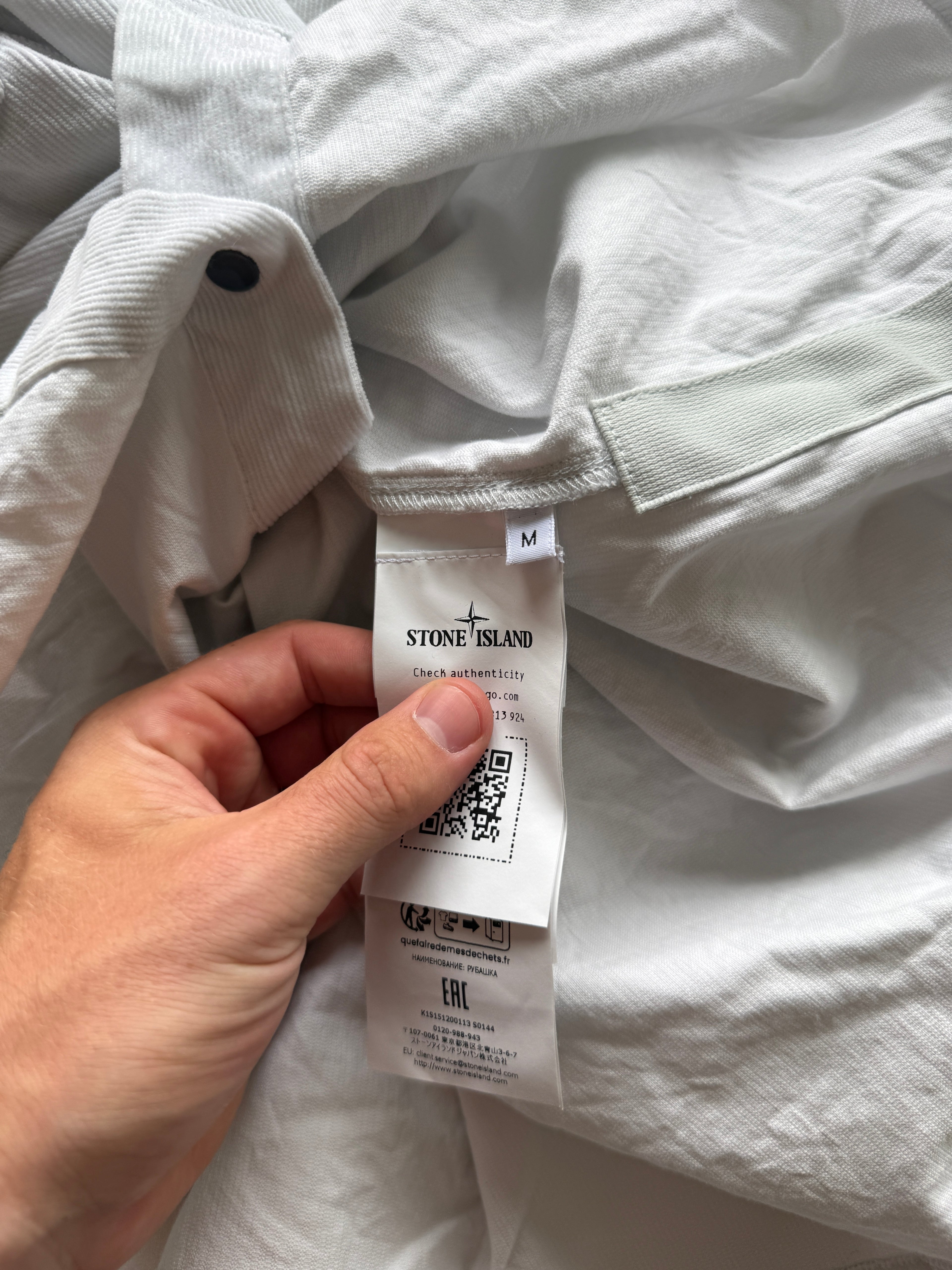 Stone Island Overshirt White