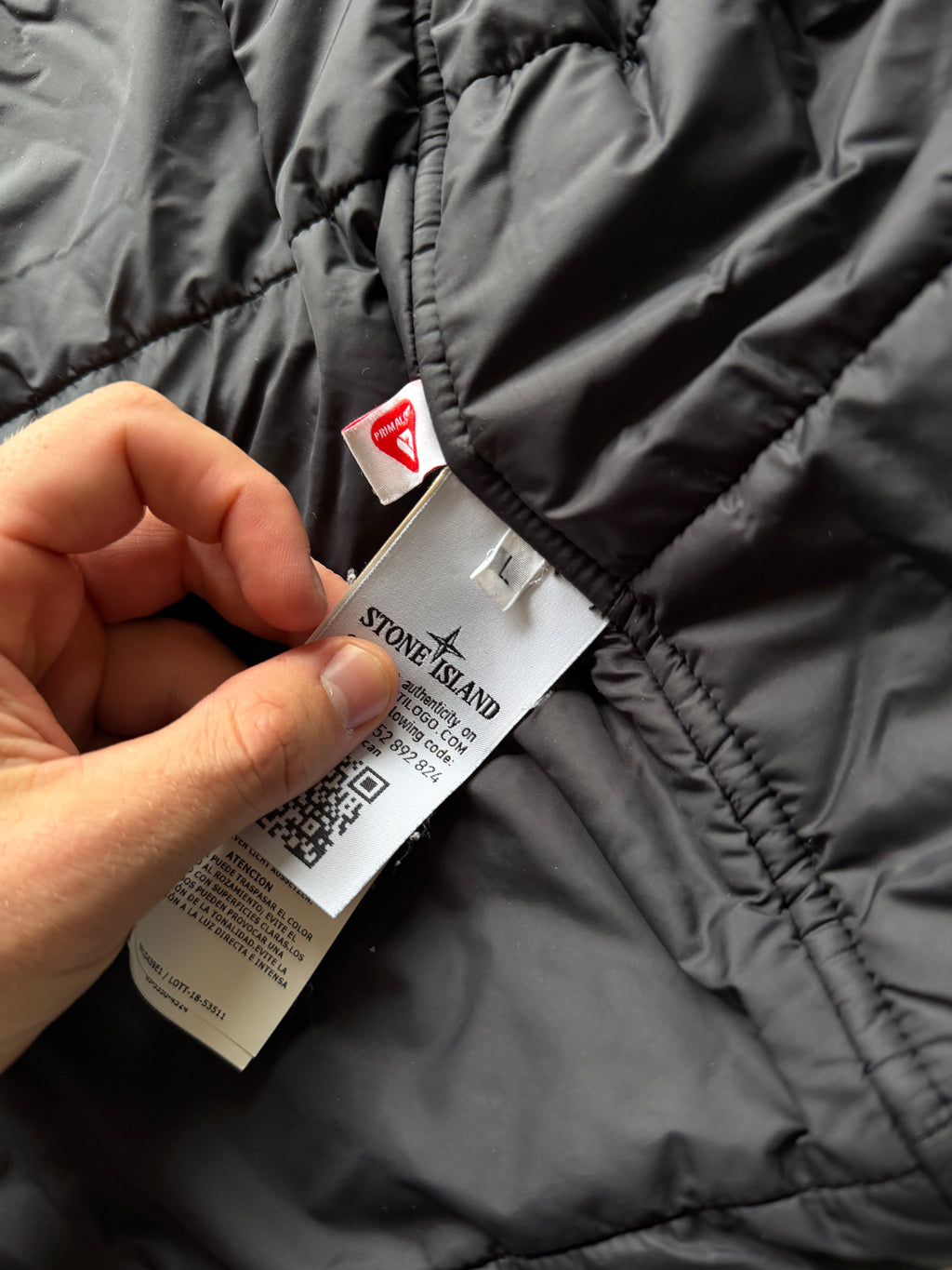 Stone Island White Tiger Camouflage Primaloft Jacket