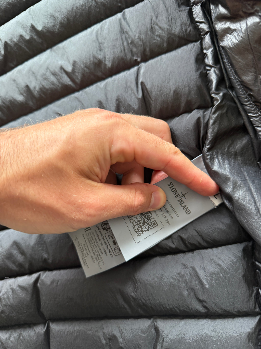Stone Island Loom Woven Nylon Down Jacket