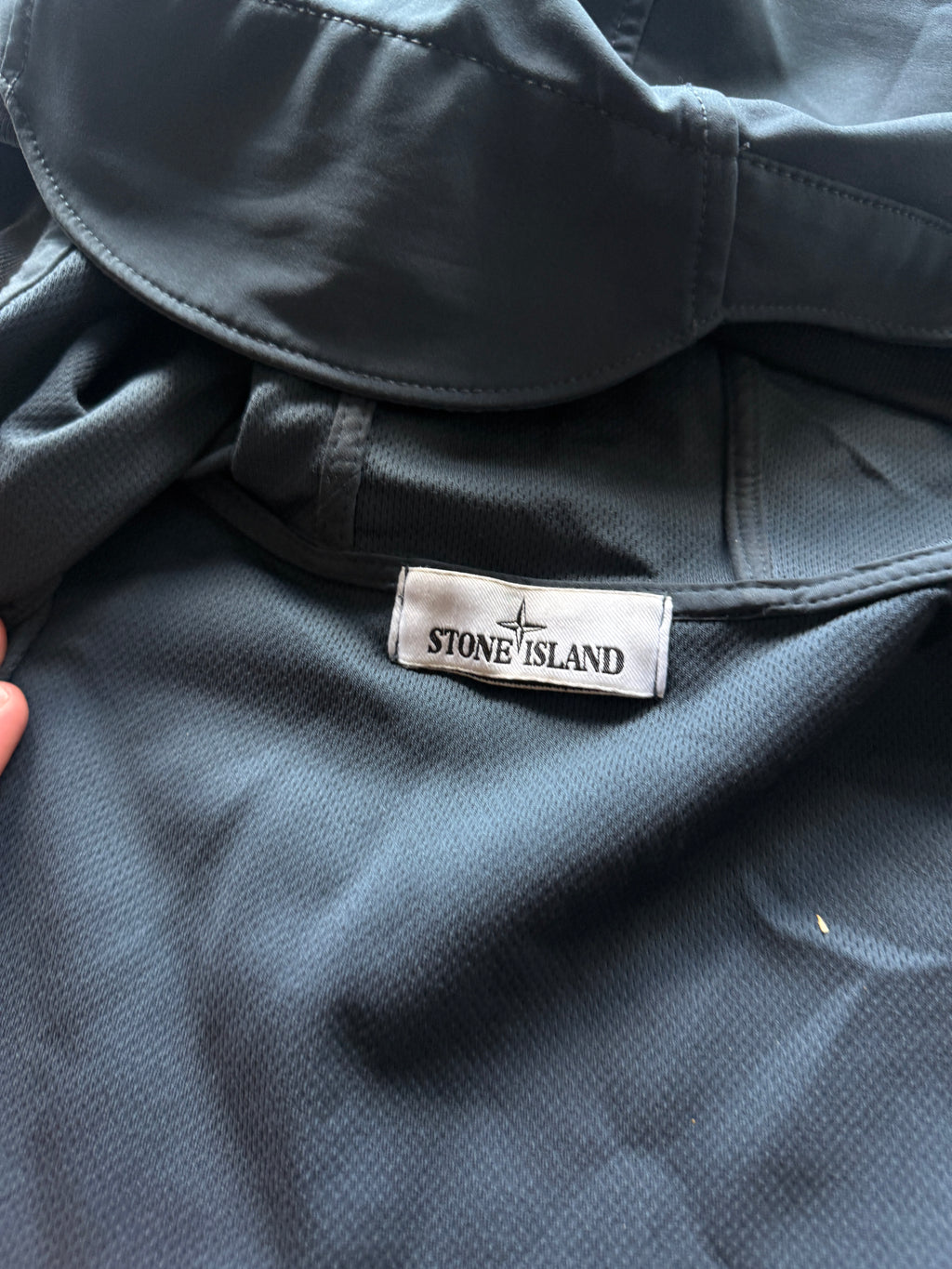 Stone Island Soft Shell Jacket Blue