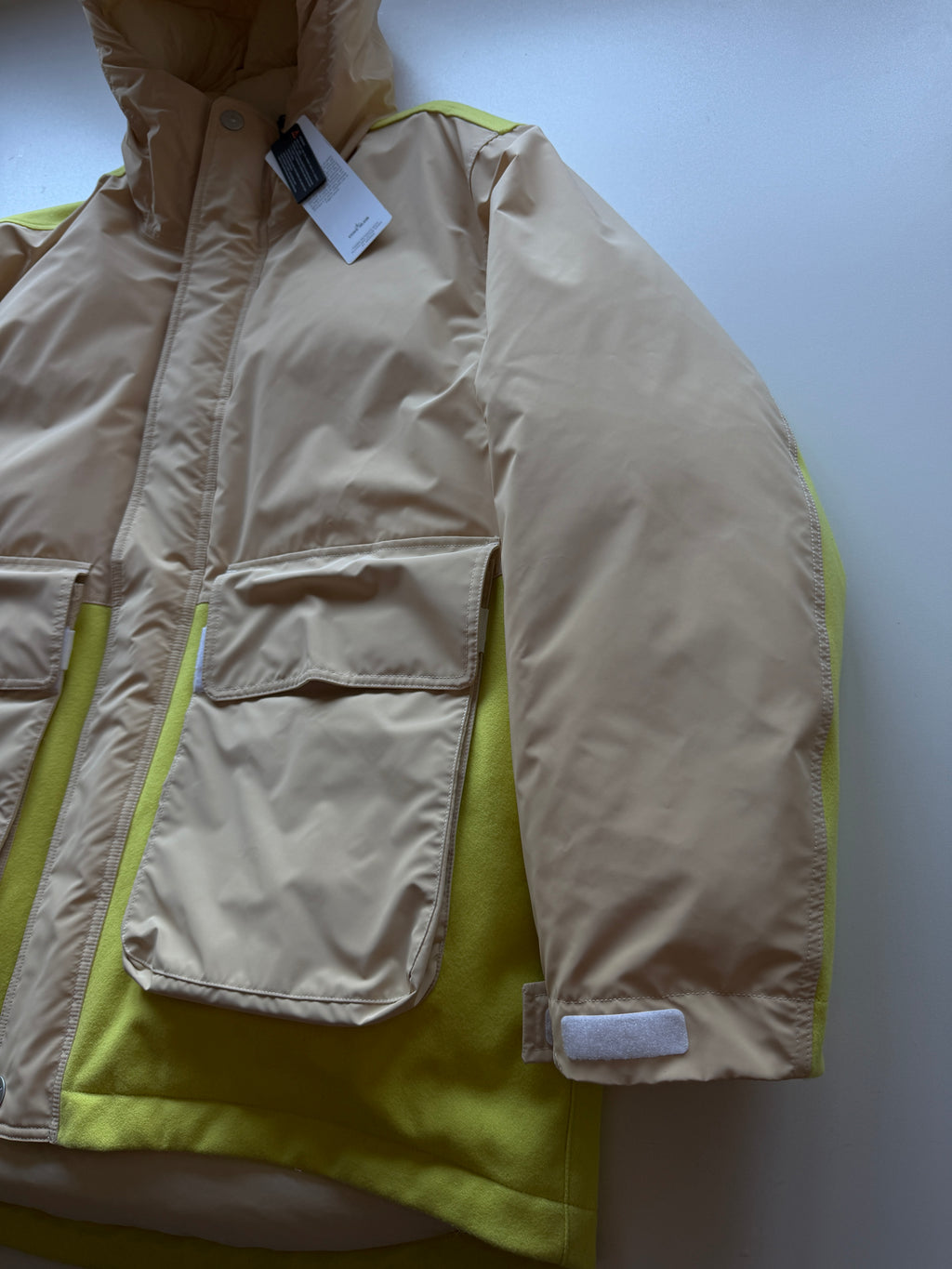 Stone Island Panno Resinato Reflective Down Marina Jacket