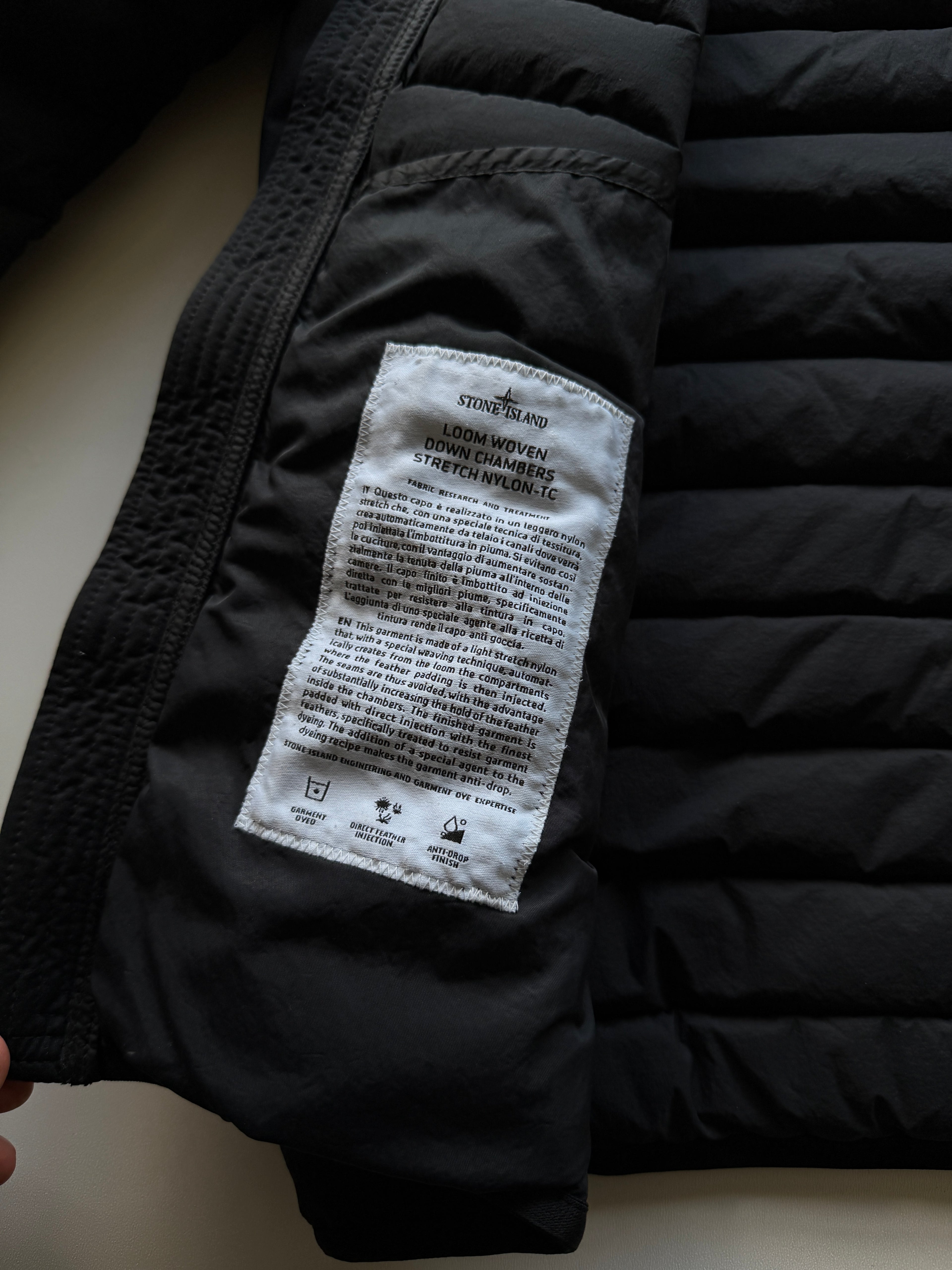 Stone Island Loom Woven Down Nylon Jacket