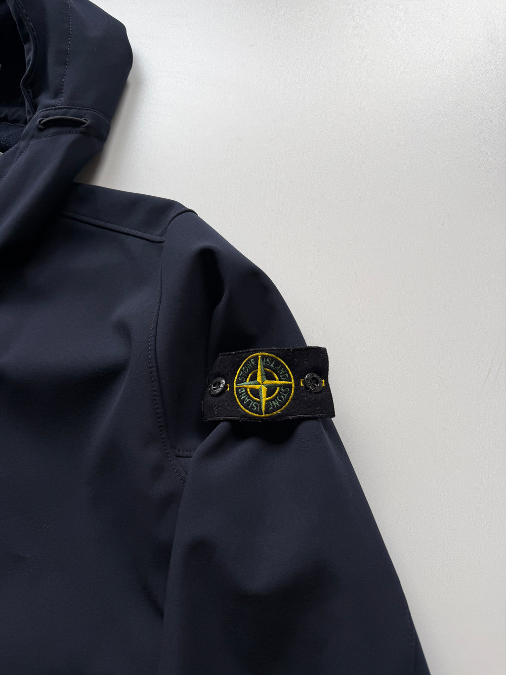 Stone Island Soft Shell Jacket Navy