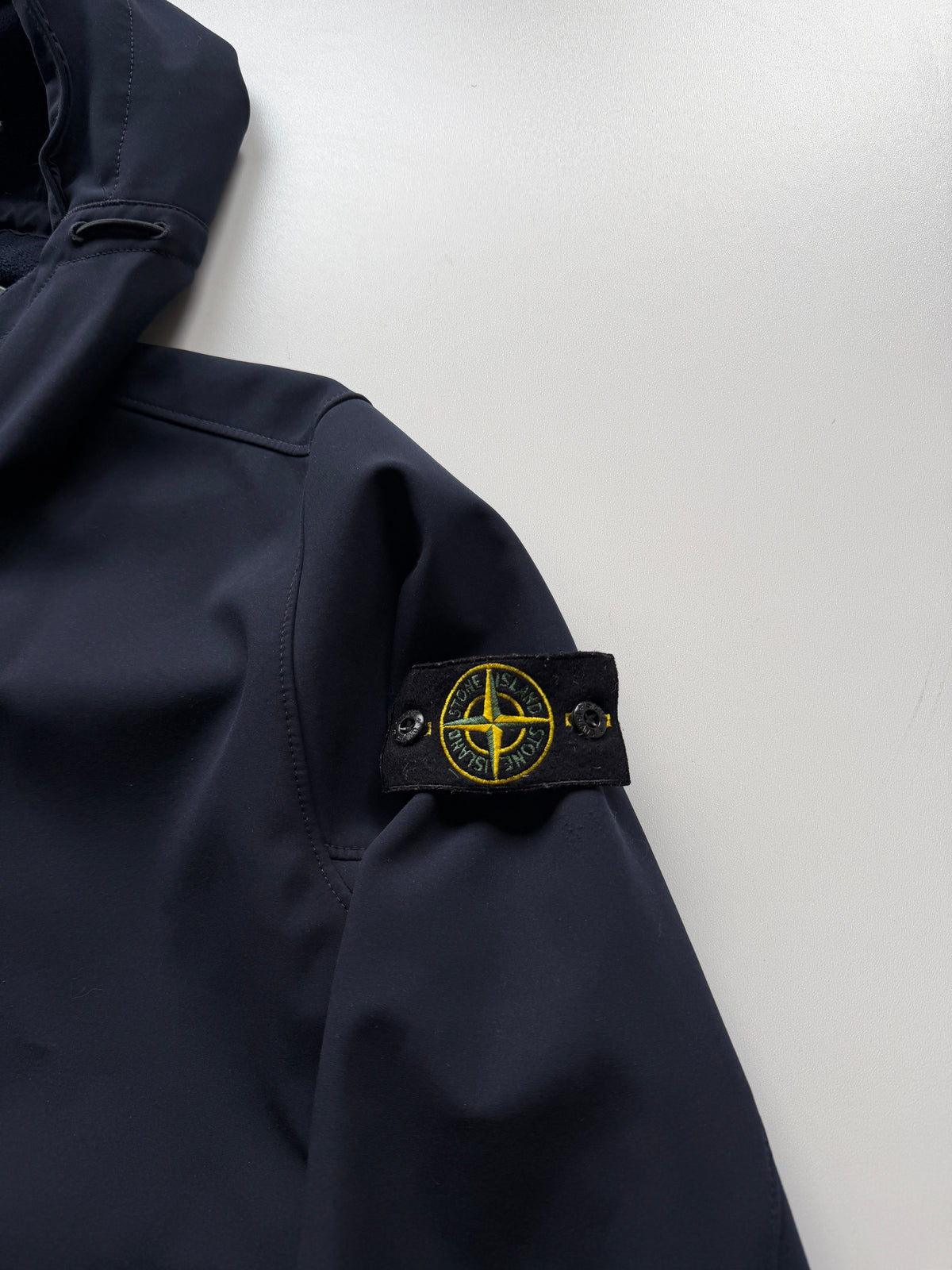 Stone Island Soft Shell Jacket Navy