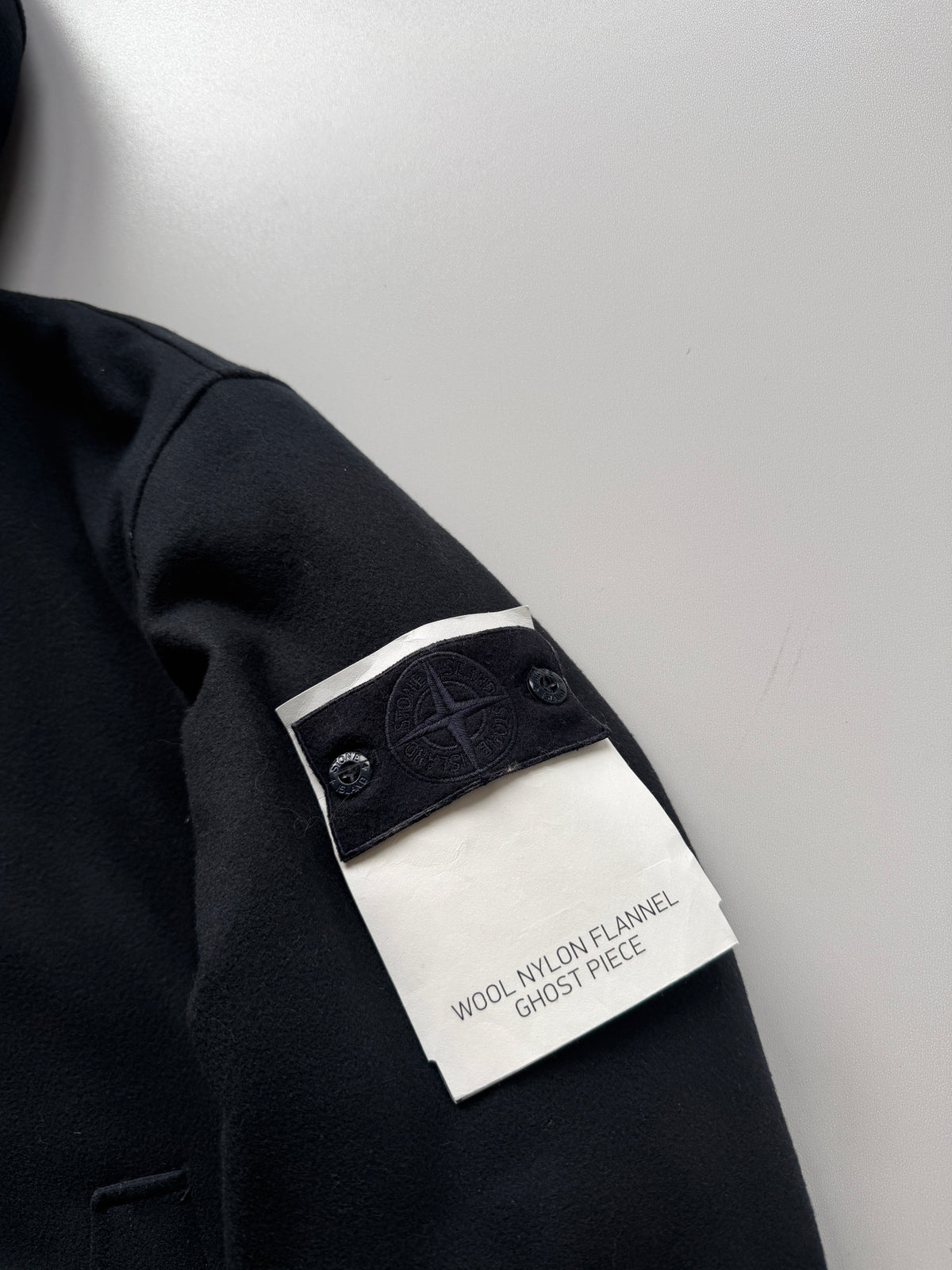 Stone Island Wool Nylon Flannel Ghost Piece Jacket