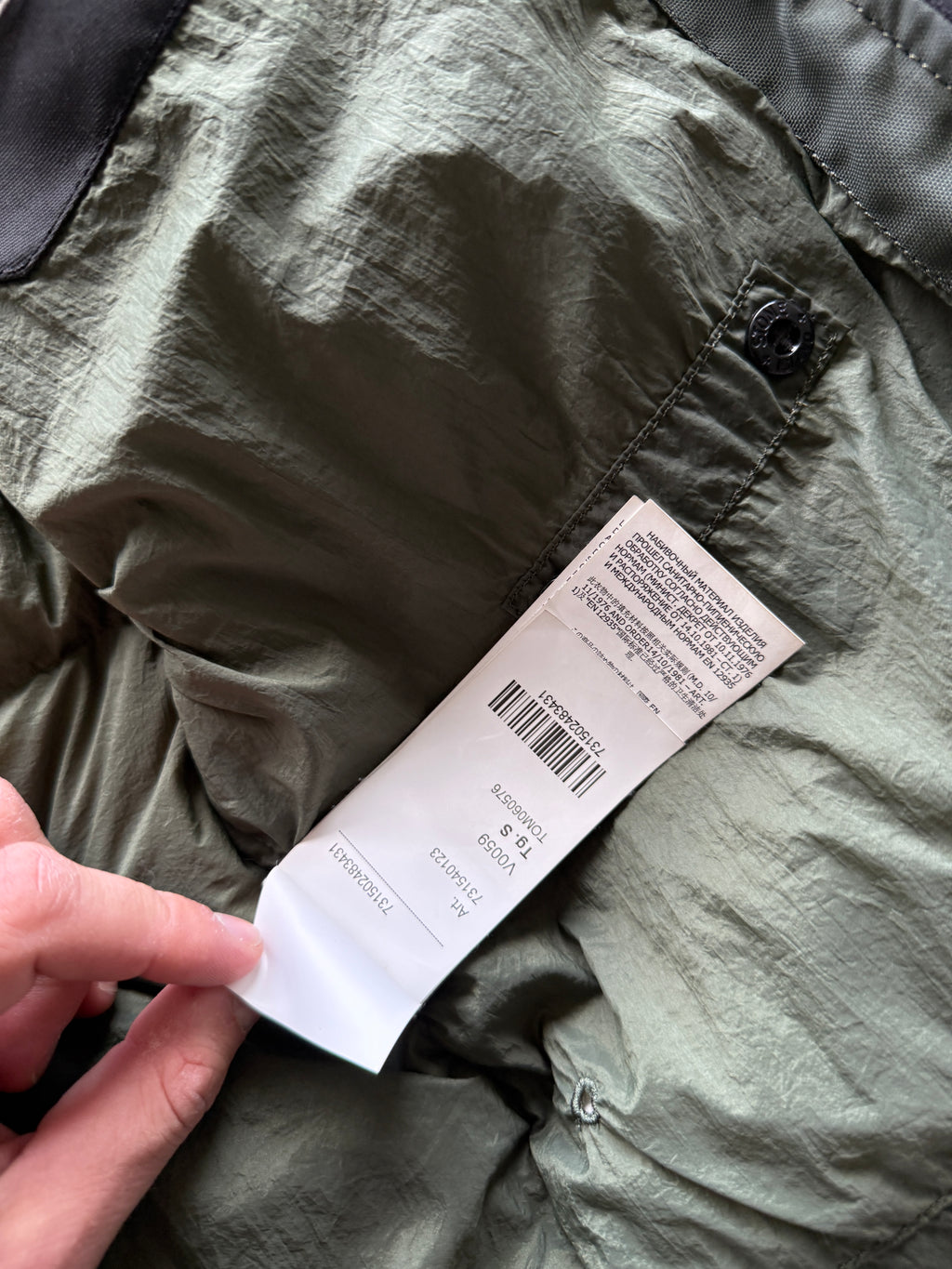 Stone Island Garment Dyed Crinkle Jacket