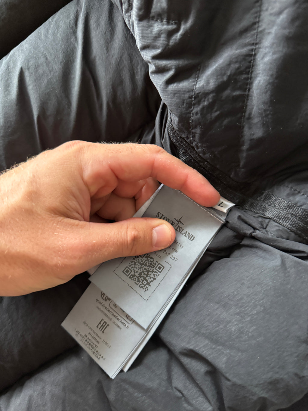 Stone Island Seamless Tunnel Nylon Down Jacket