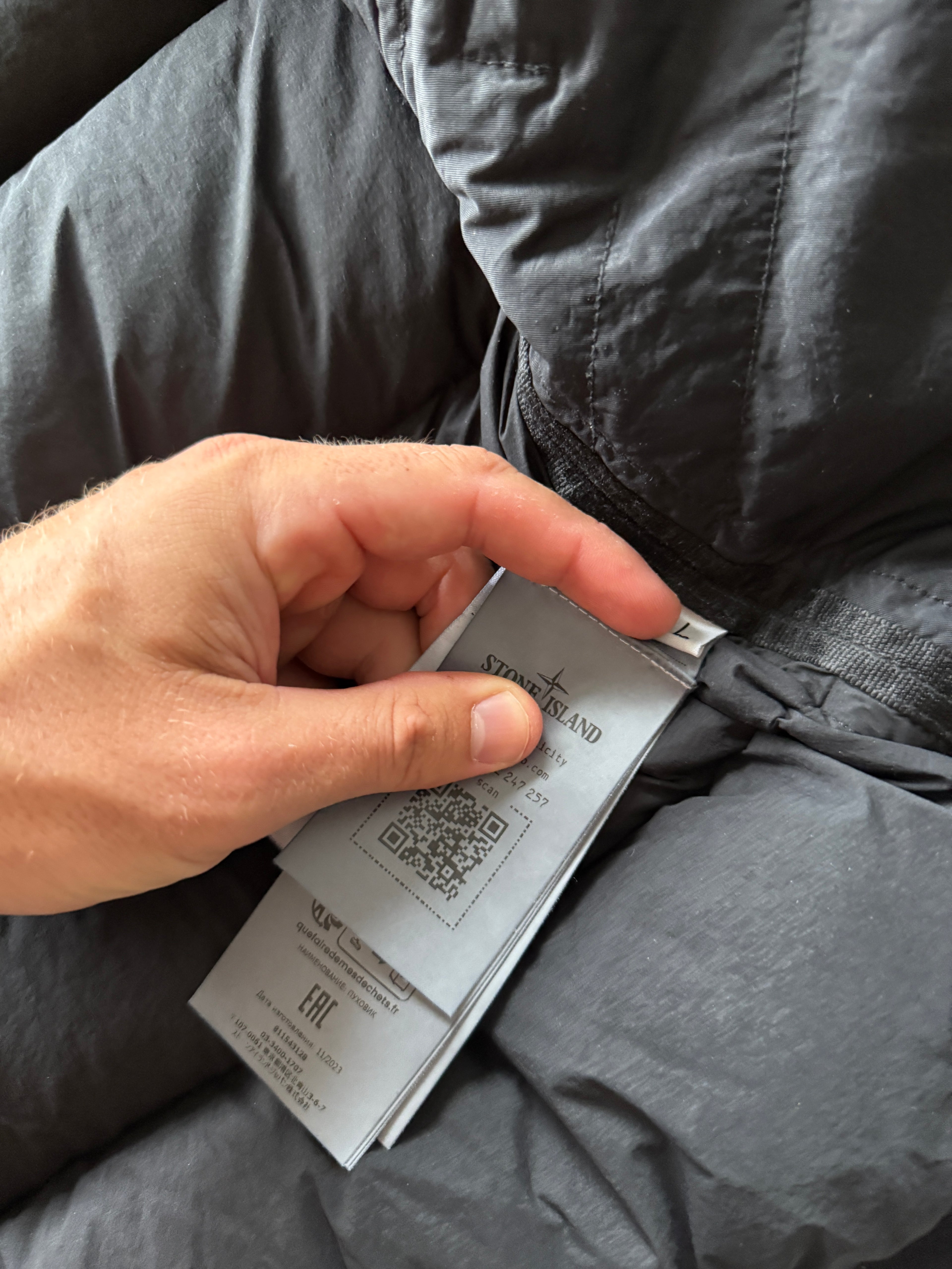 Stone Island Seamless Tunnel Nylon Down Jacket