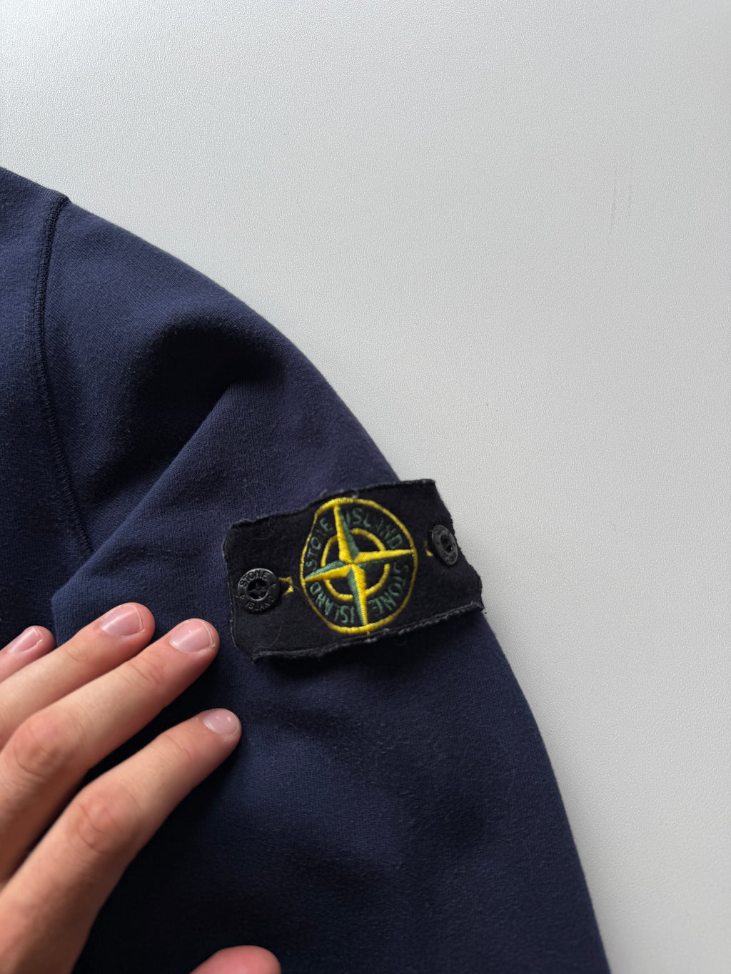 Stone Island Navy Crewneck Sweater