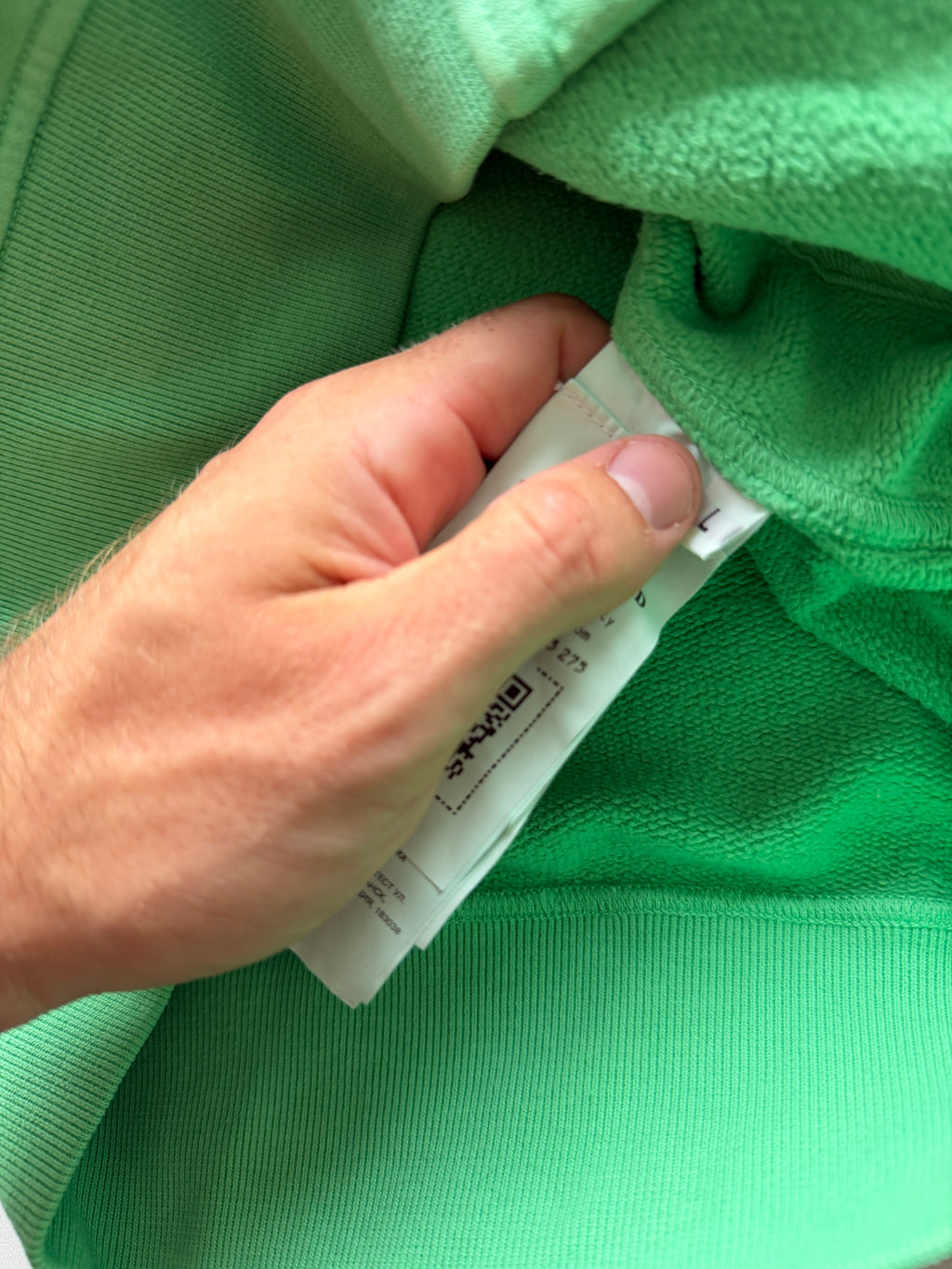 Stone Island Hoodie With Zip Green