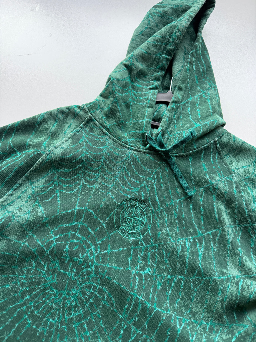 Stone Island X Supreme Hoodie Green