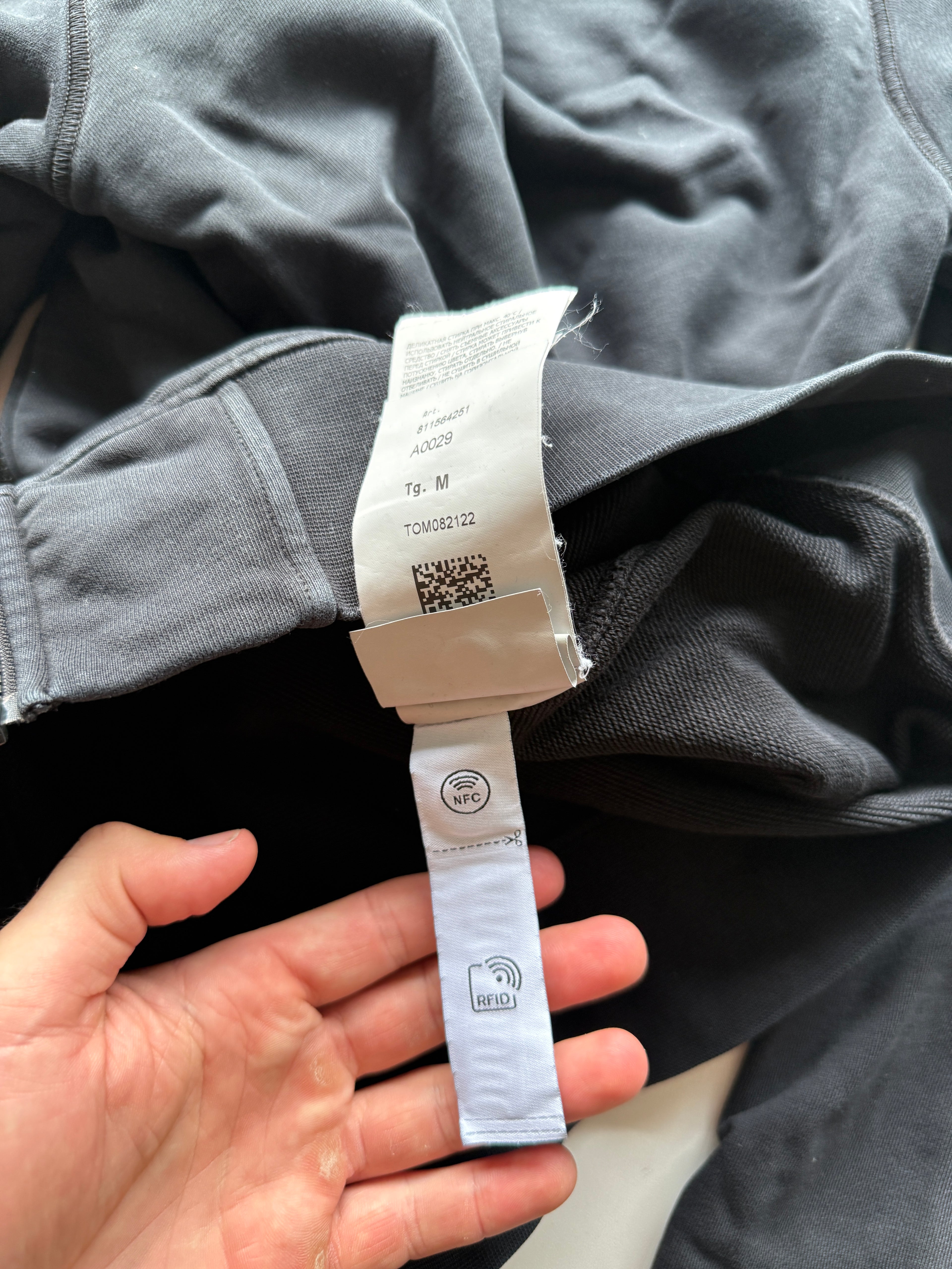 Stone island Hoodie With zip Black