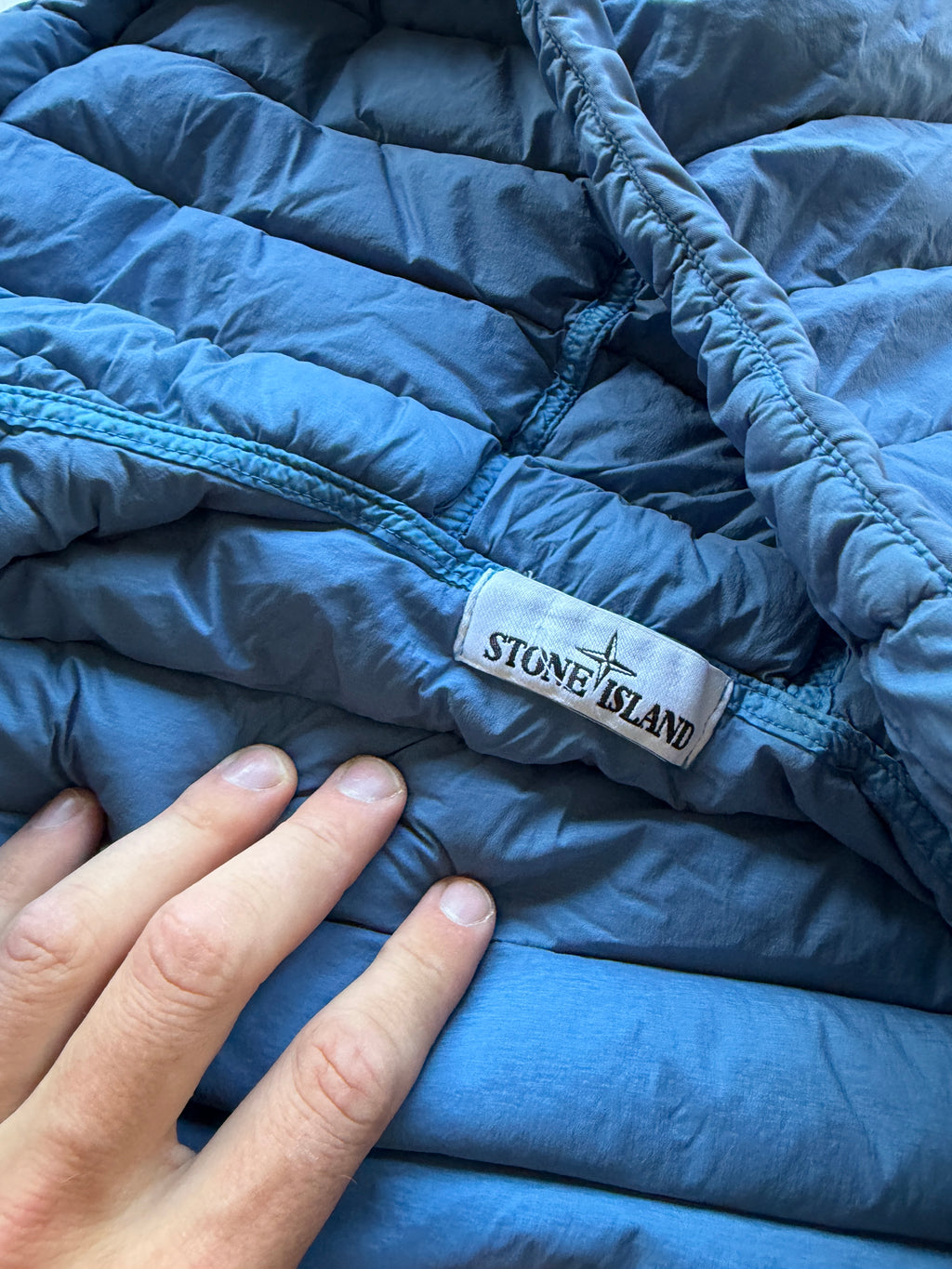 Stone Island Loom Woven Nylon Down Jacket