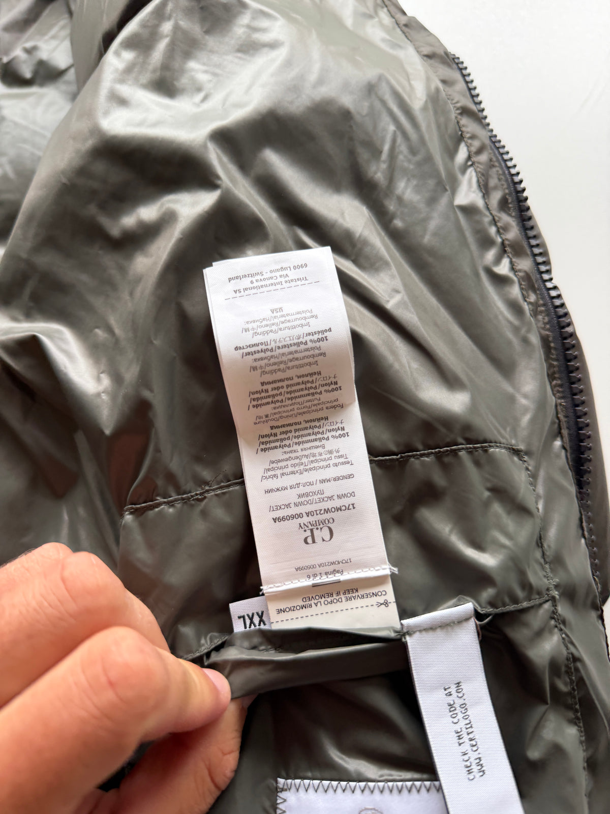 CP Company DD Shell Down Jacket