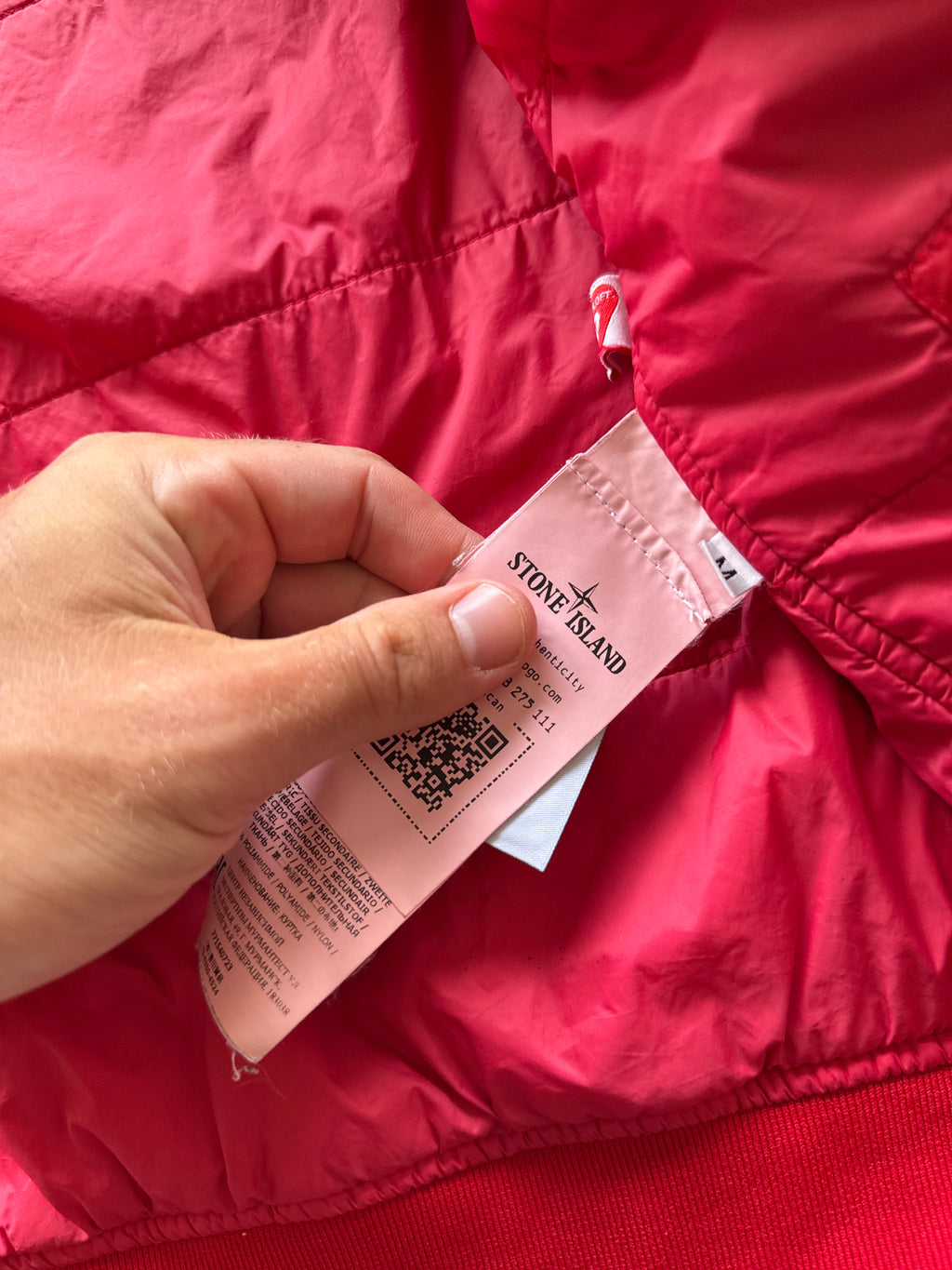 Stone Island Garment dyed primaloft Jacket