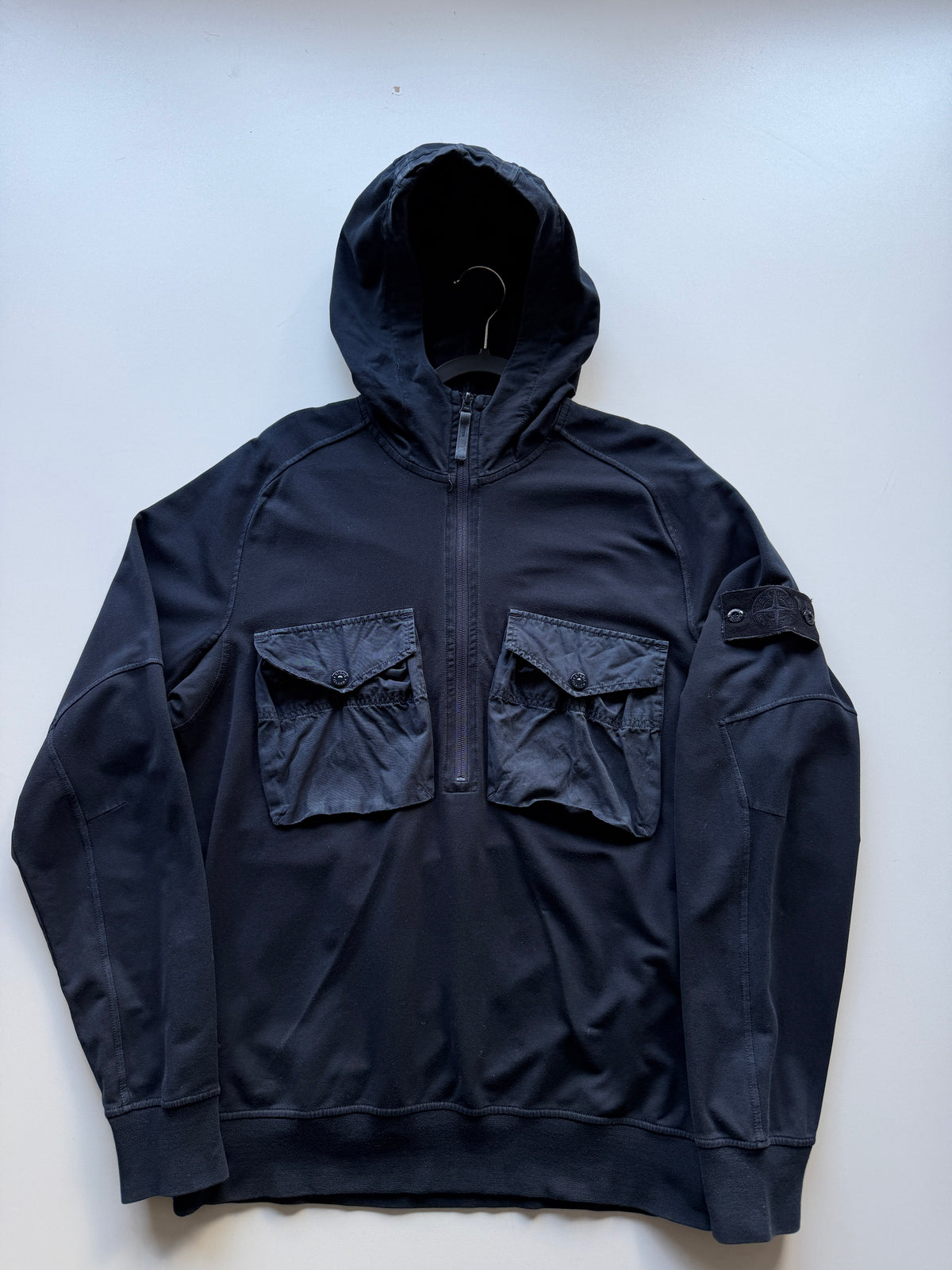 Stone Island Ghost Half Zip Hoodie