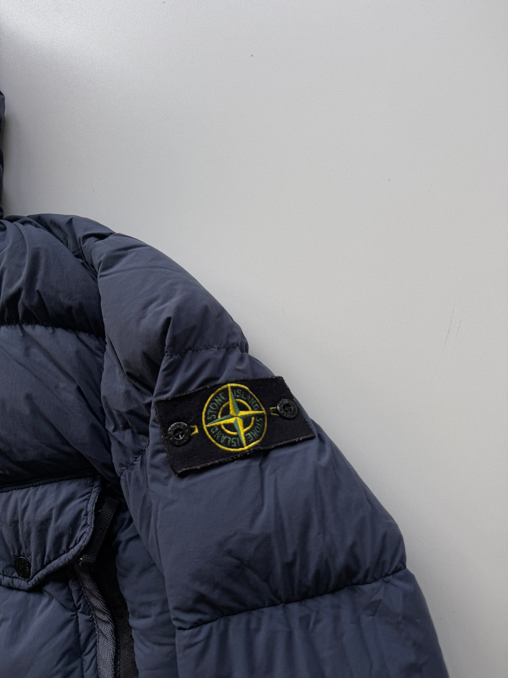 Stone Island Garment Dyed Tela Down Jacket
