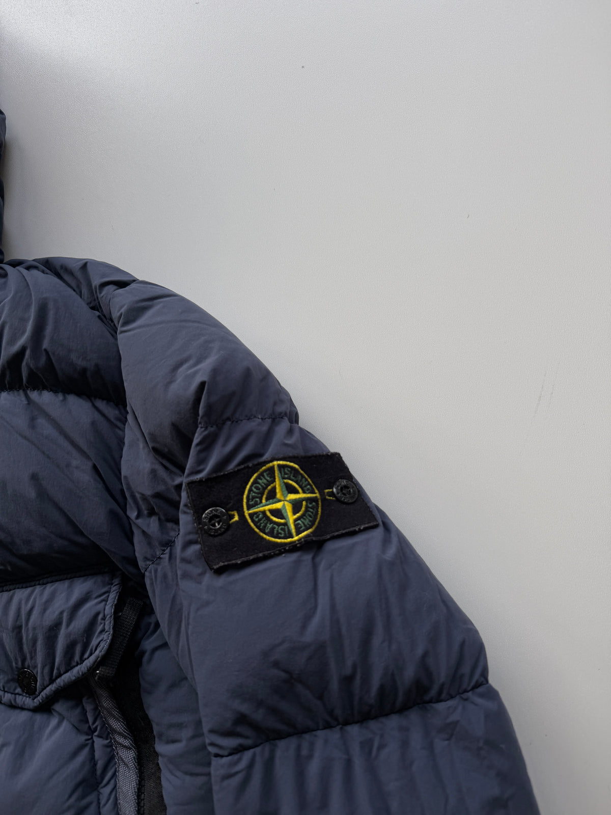 Stone Island Garment Dyed Tela Down Jacket