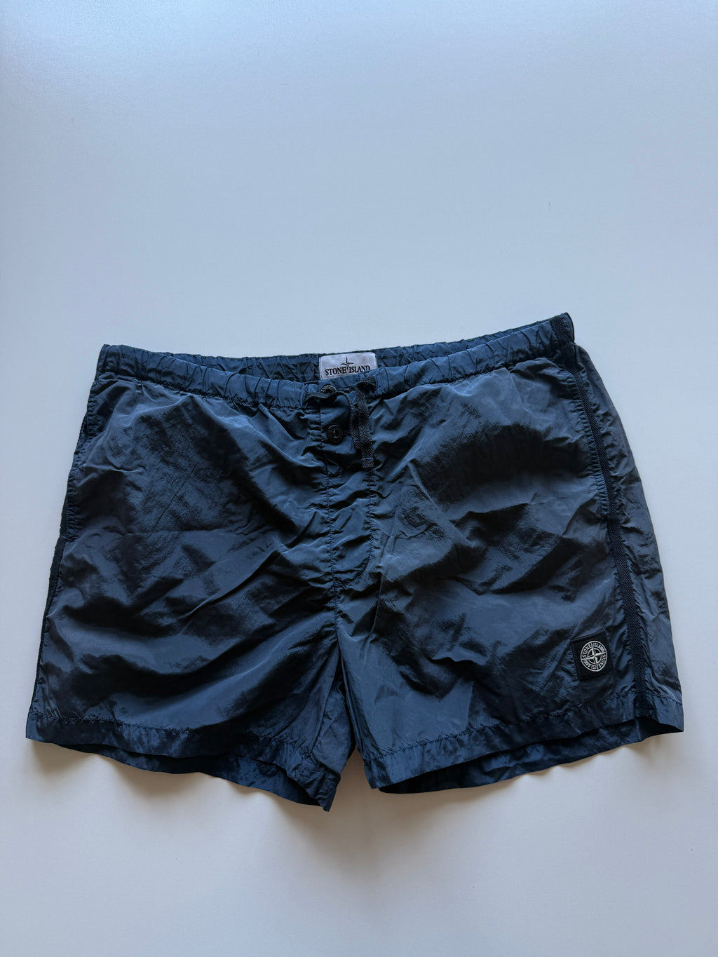 Stone Island Nylon Blue Swimshorts
