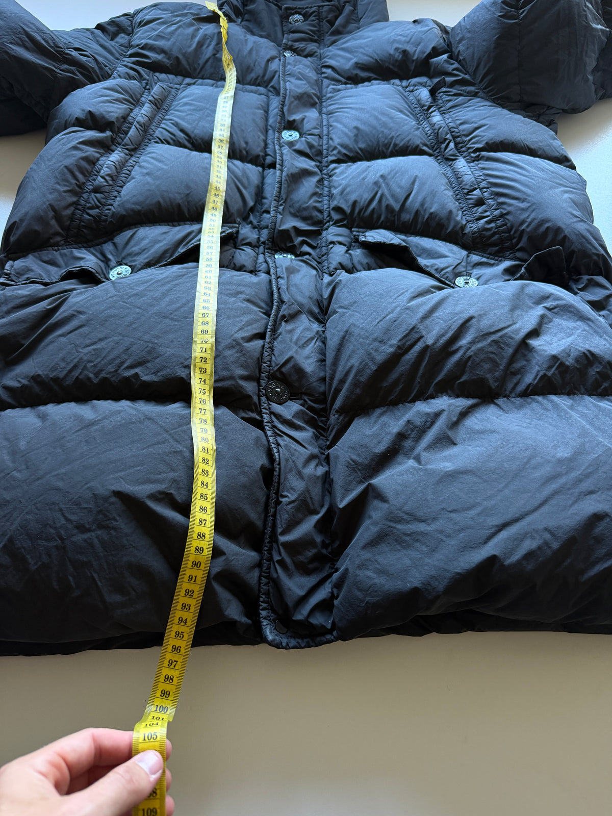 Stone Island Garment Dyed Down Parka Jacket