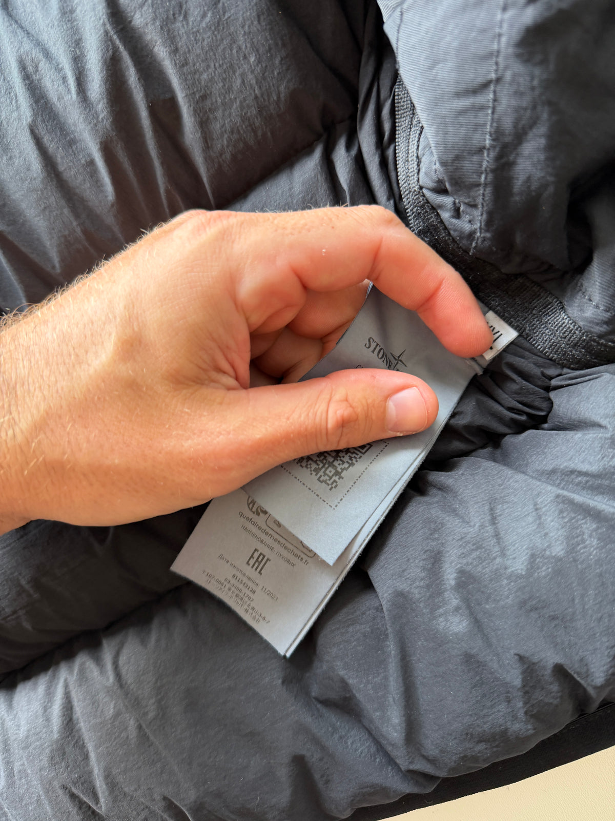 Stone Island Seamless Tunnel Nylon Down Jacket