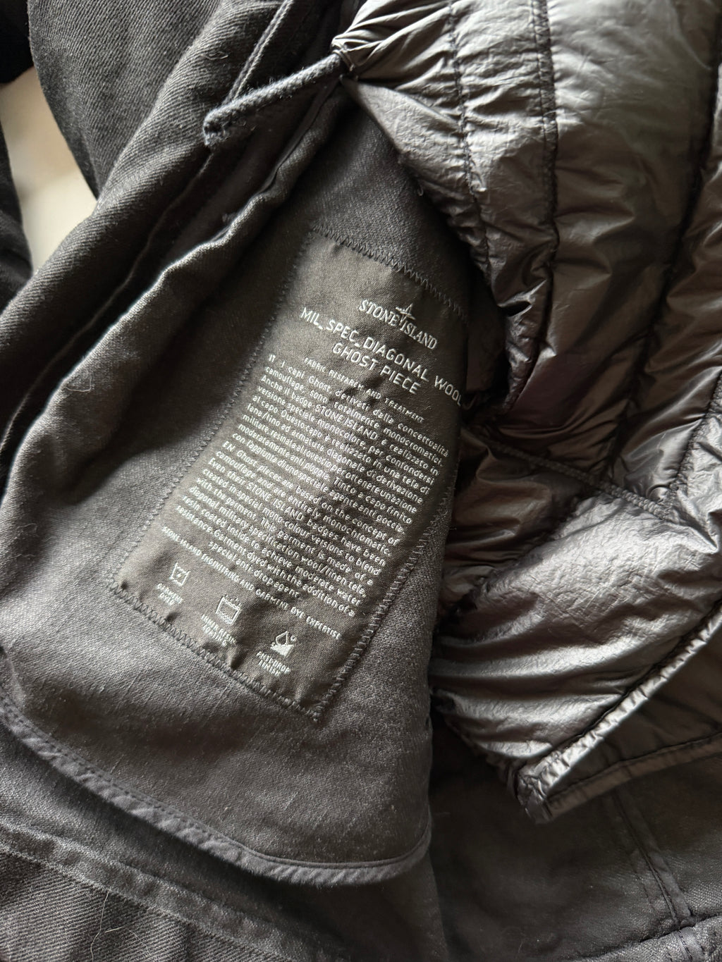 Stone Island Mil Spec Wool Ghost Piece Jacket