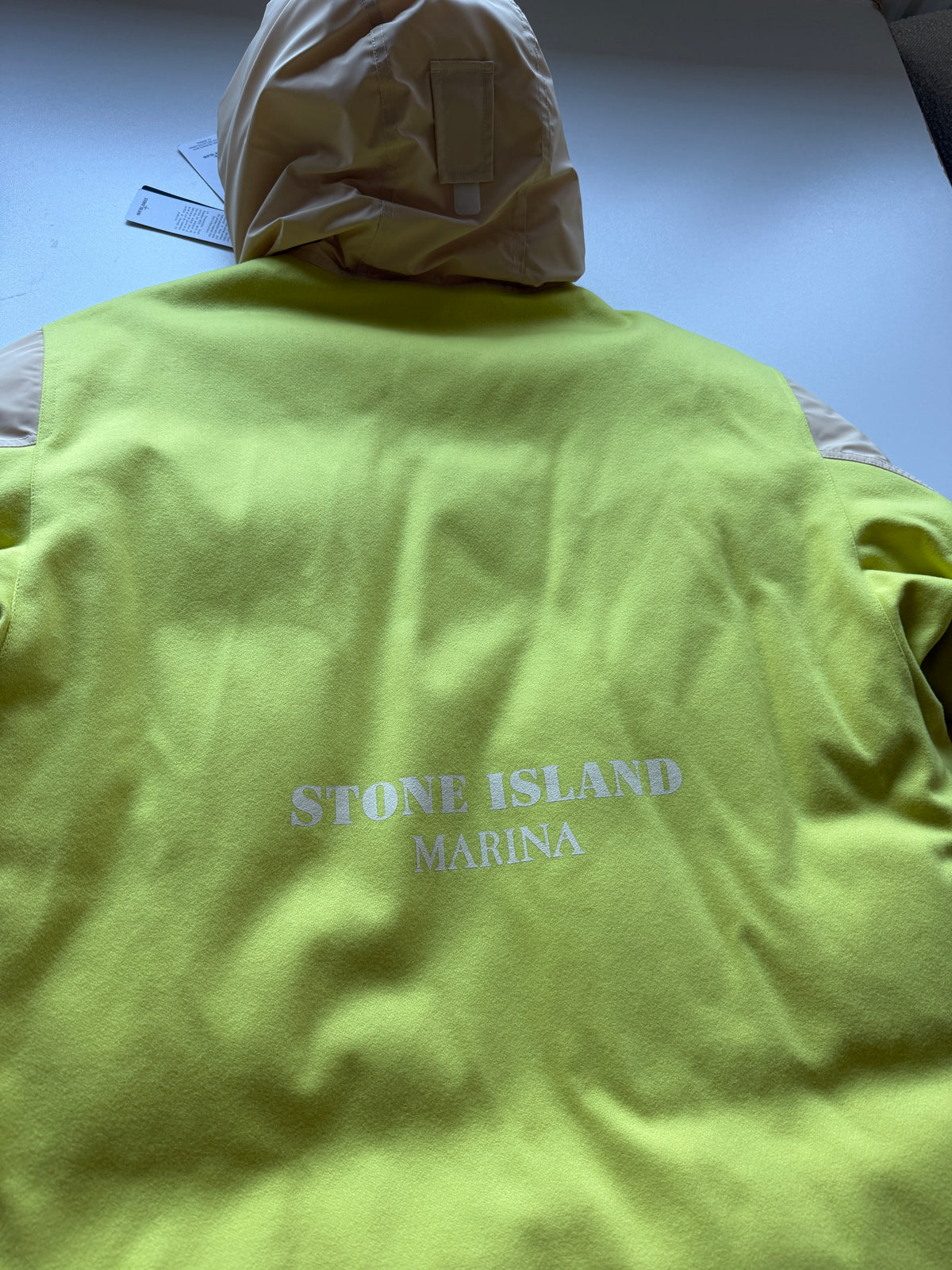 Stone Island Panno Resinato Reflective Down Marina Jacket