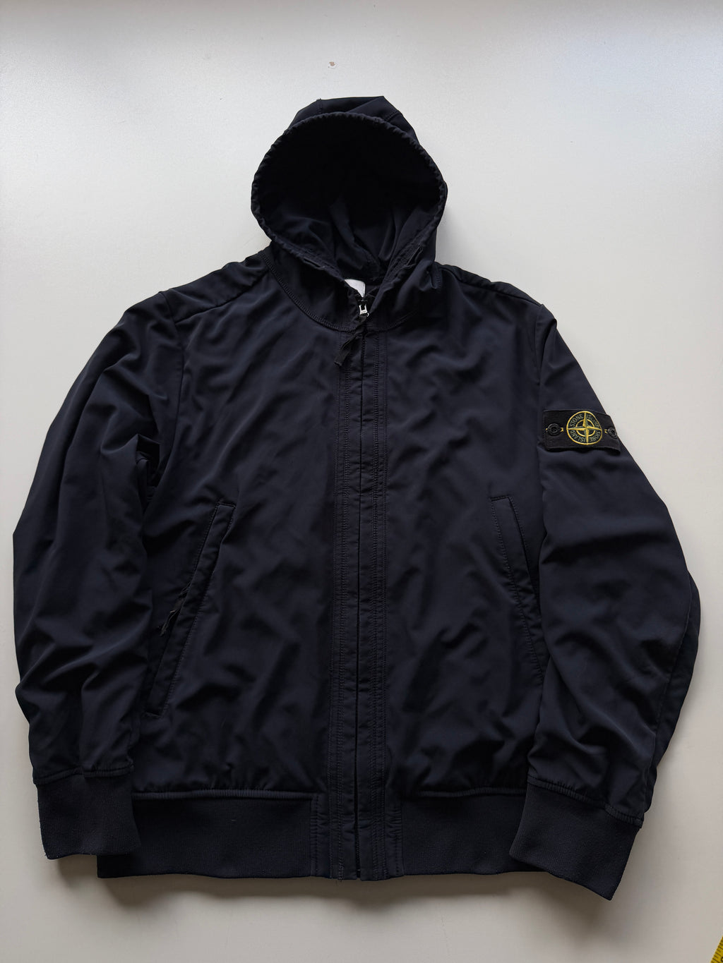 Stone Island Soft Shell Jacket Navy