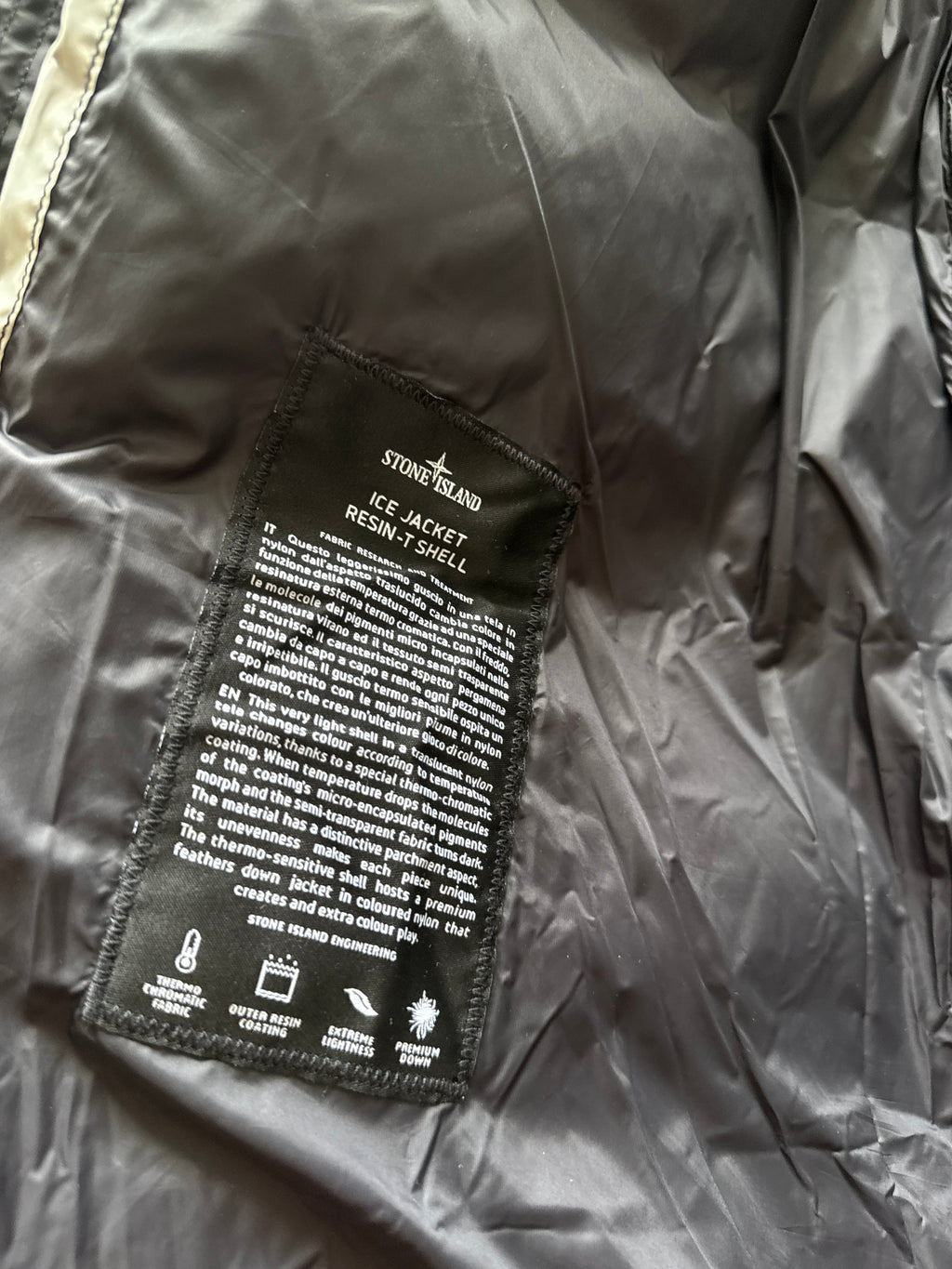 Stone Island Ice Jacket Resin Down