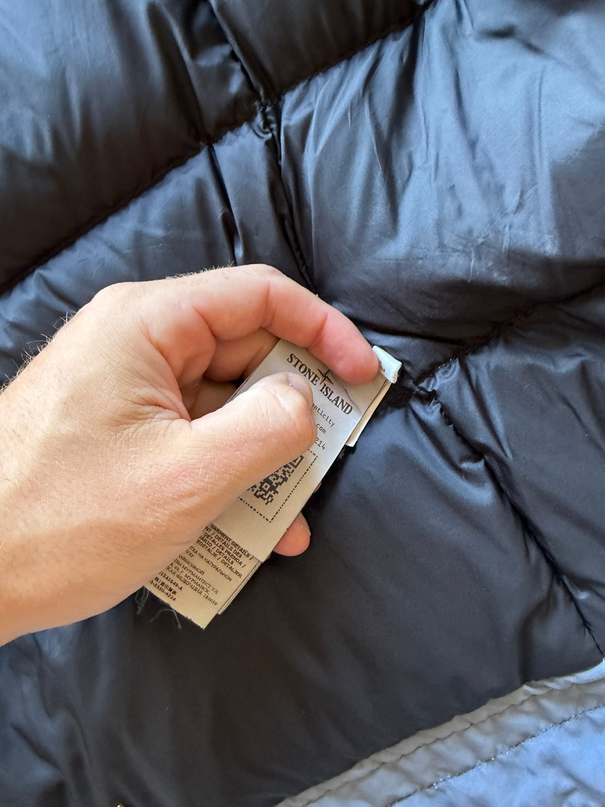 Stone Island David-Tc Down Jacket Grey