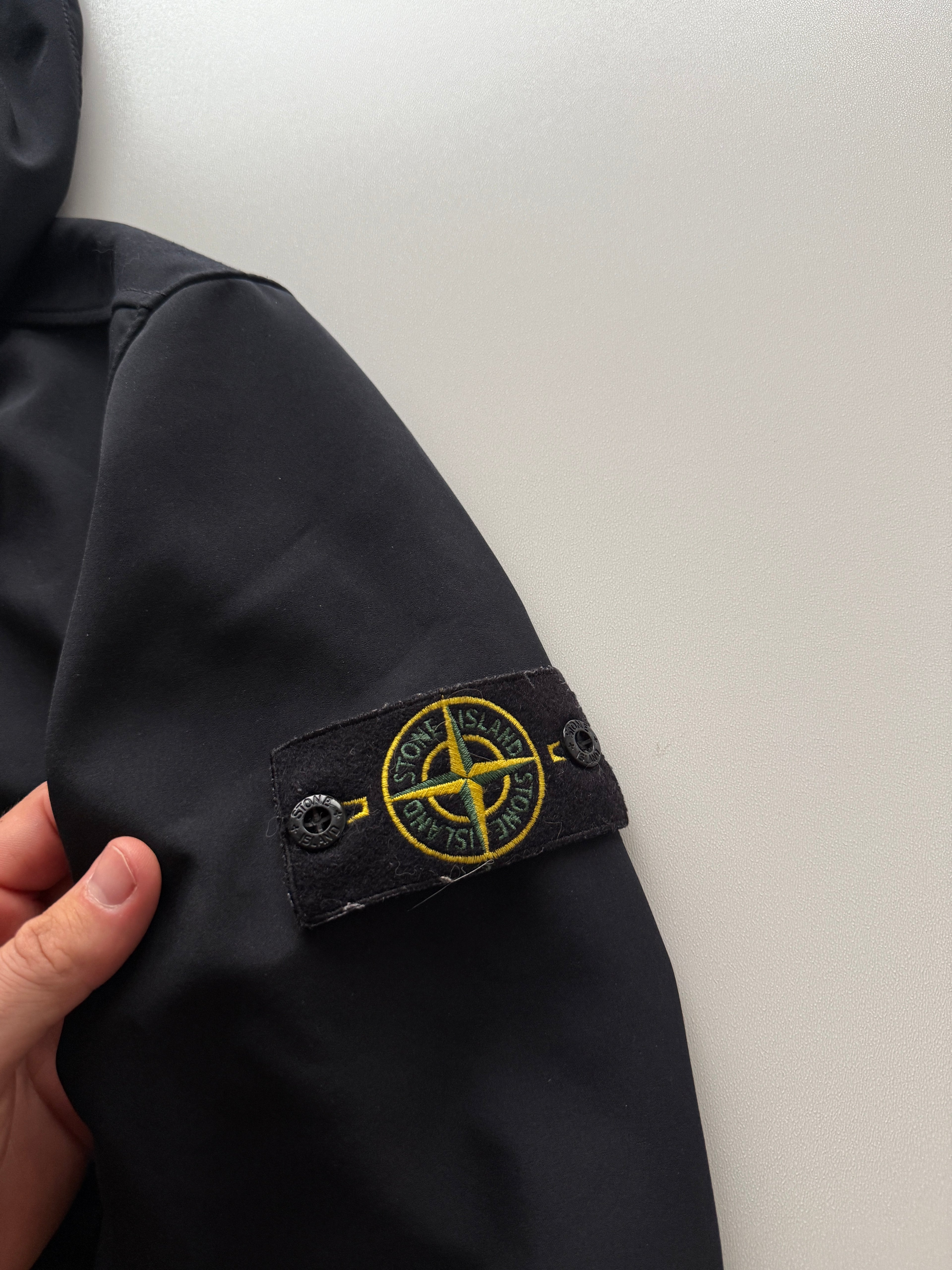 Stone Island Soft Shell Jacket Navy