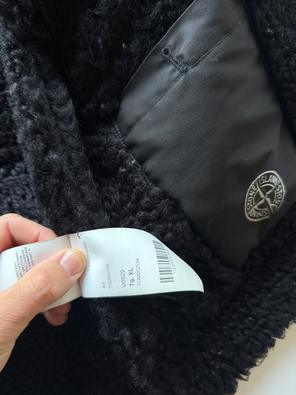 Stone Island X Supreme Handpainted Sheepskin Jacket