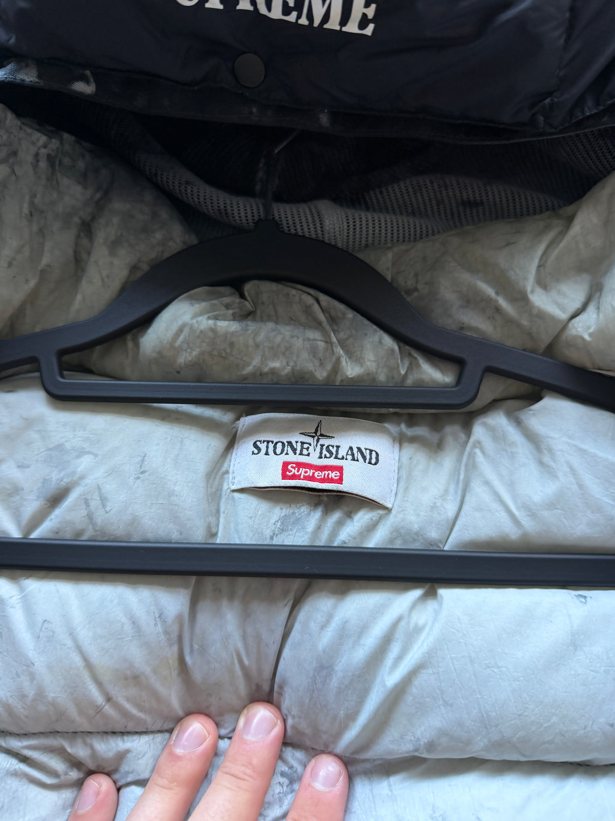 Stone Island X Supreme paintball Camo Jacket