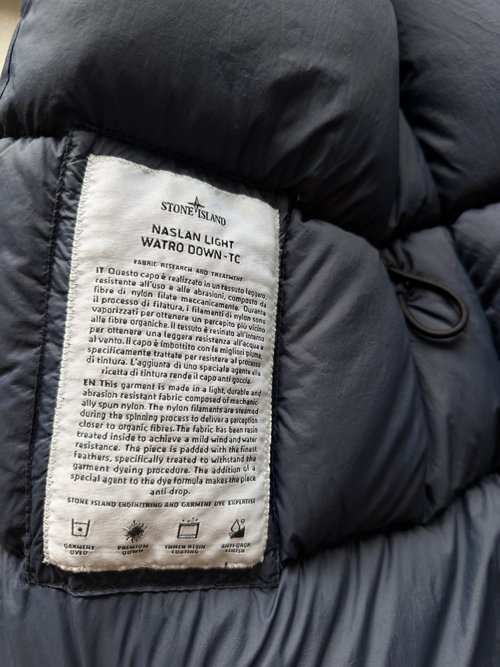 Stone Island Naslan Light Watro Down Jacket