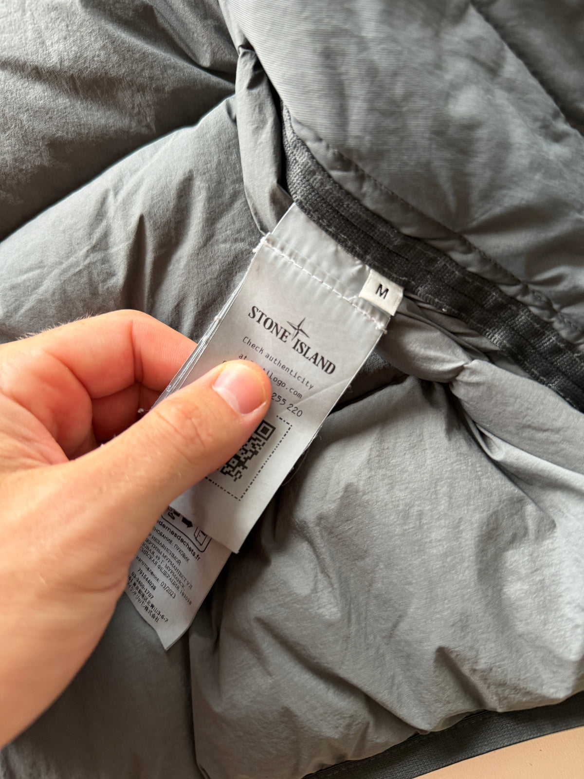 Stone Island Seamless Tunnel Nylon Down Jacket