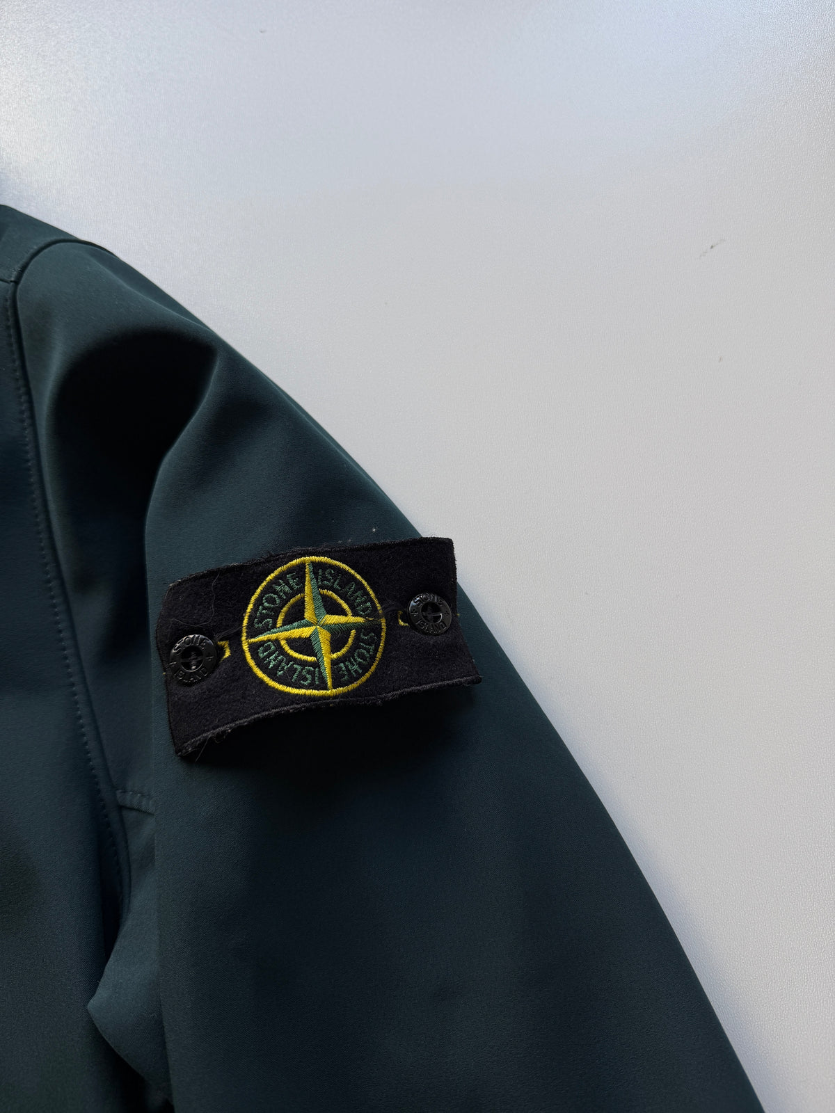 Stone Island Soft Shell Jacket Green