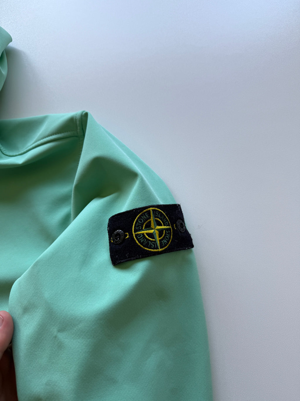 Stone Island Soft Shell Jacket Mintgreen