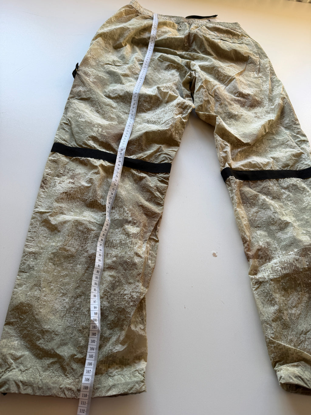 Stone Island Dissolving Grid Camo Cargo Trousers