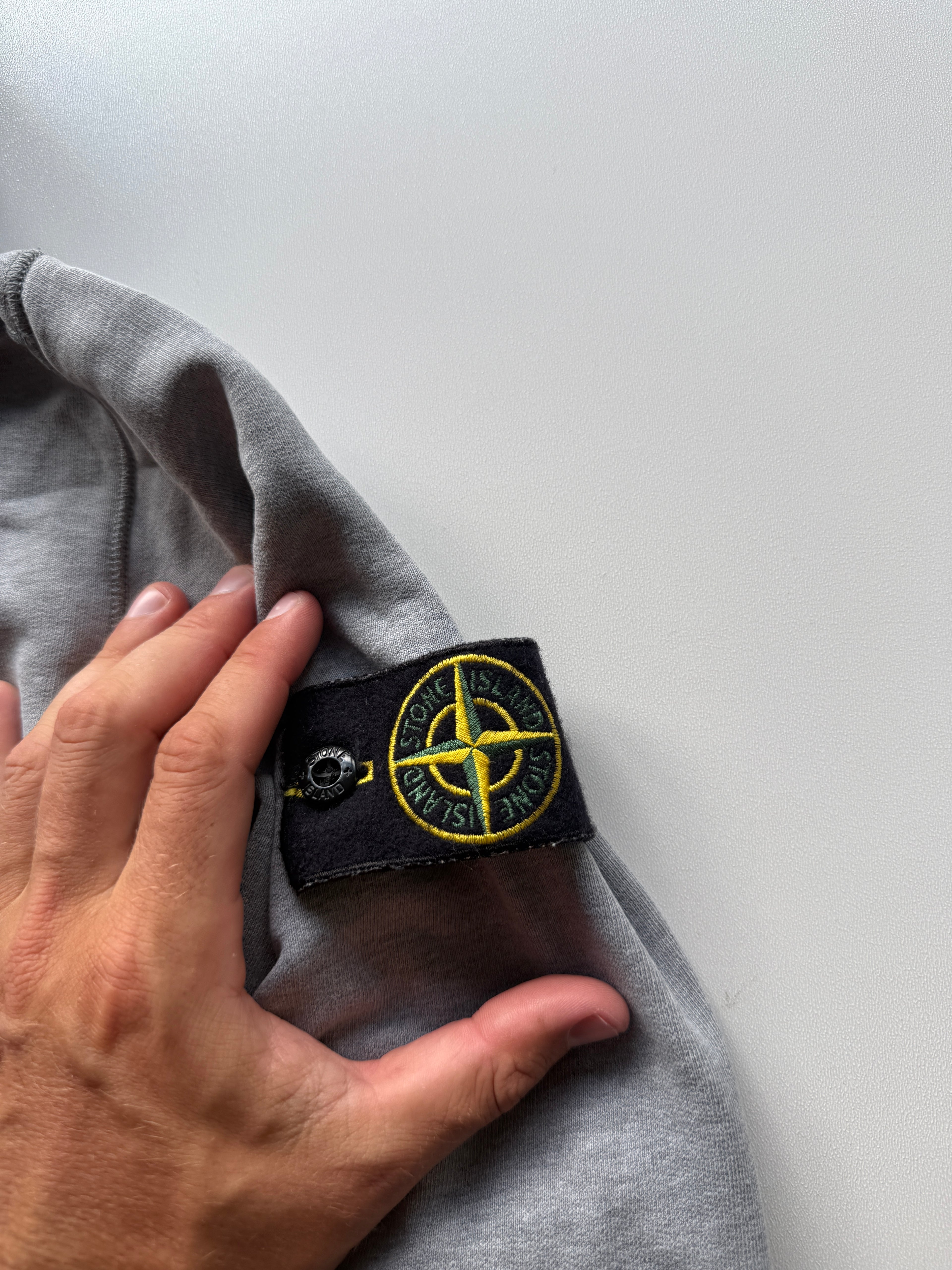 Stone Island Grey Hoodie