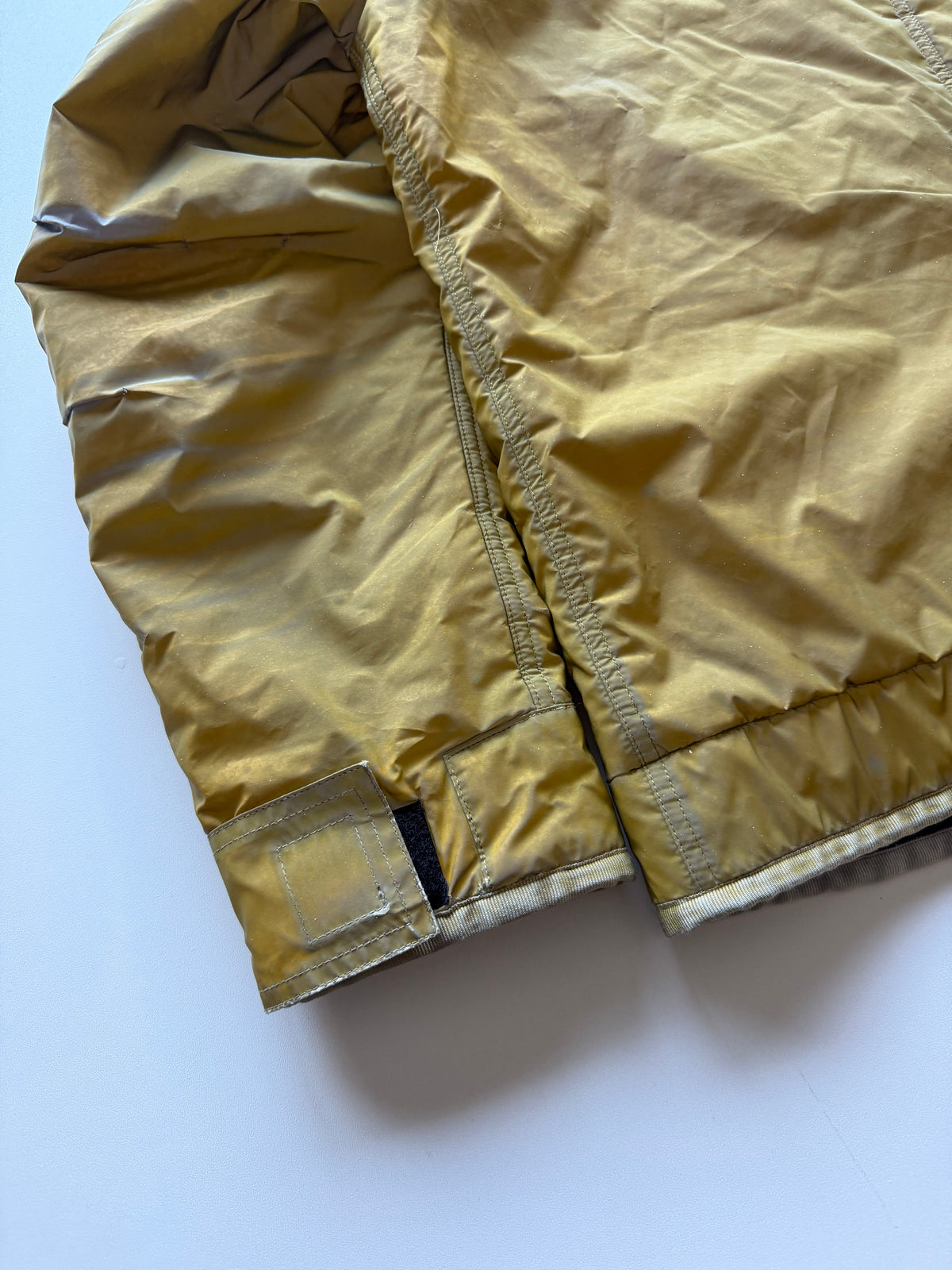 Stone Island Liquid Reflective Jacket Yellow
