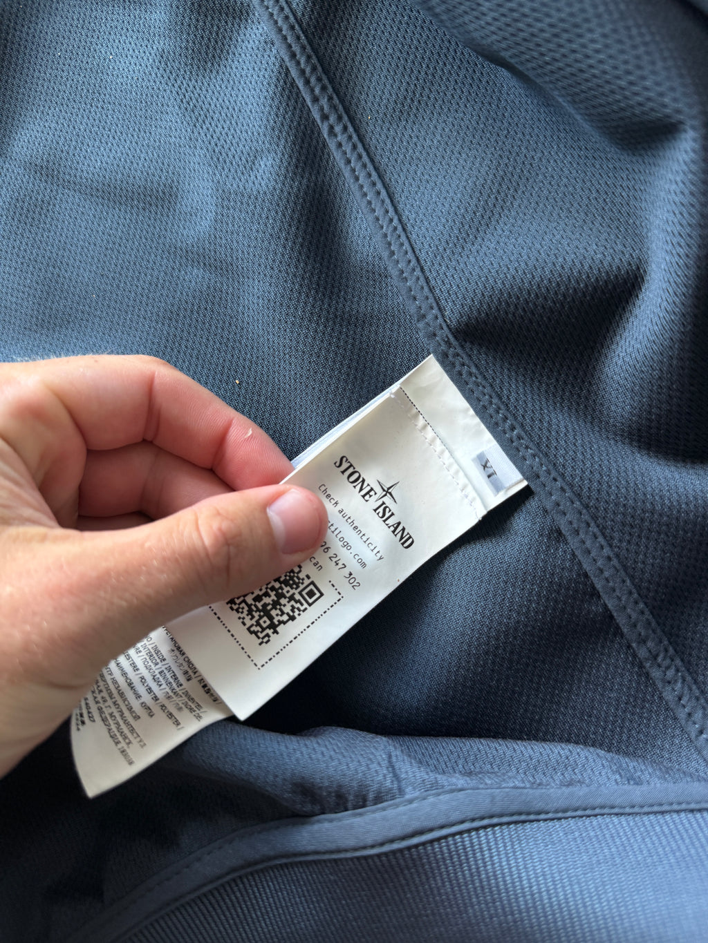 Stone Island Soft Shell Jacket Blue