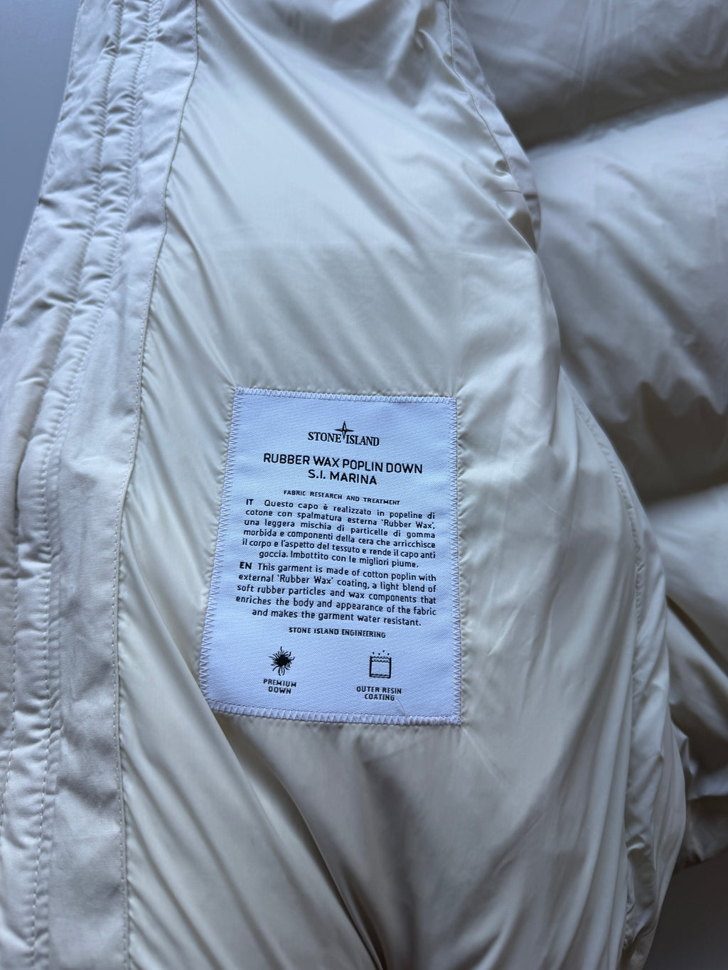 Stone Island Poplin Down Marina Bodywarmer