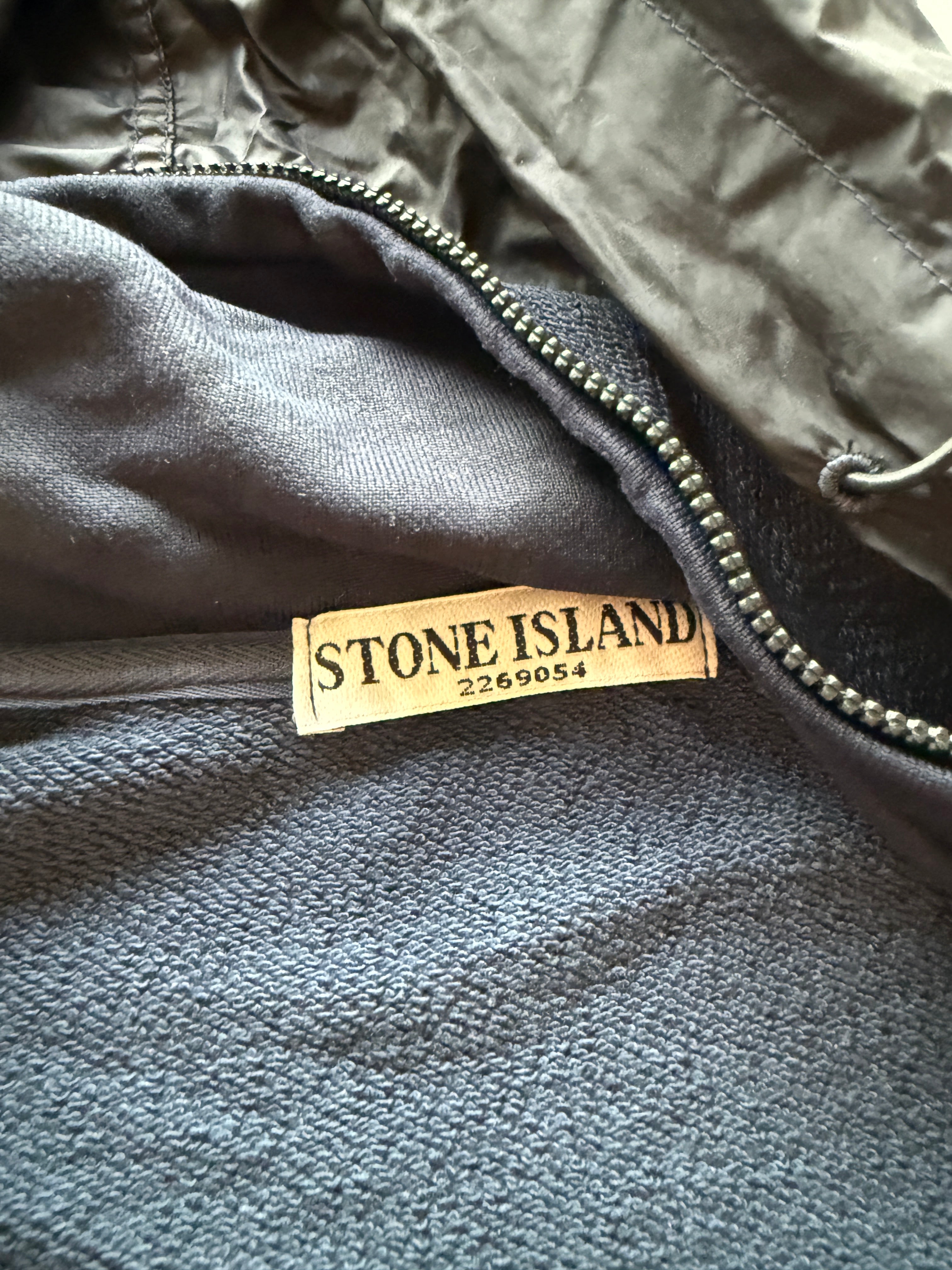 Stone Island Hoodie With Zip Navy