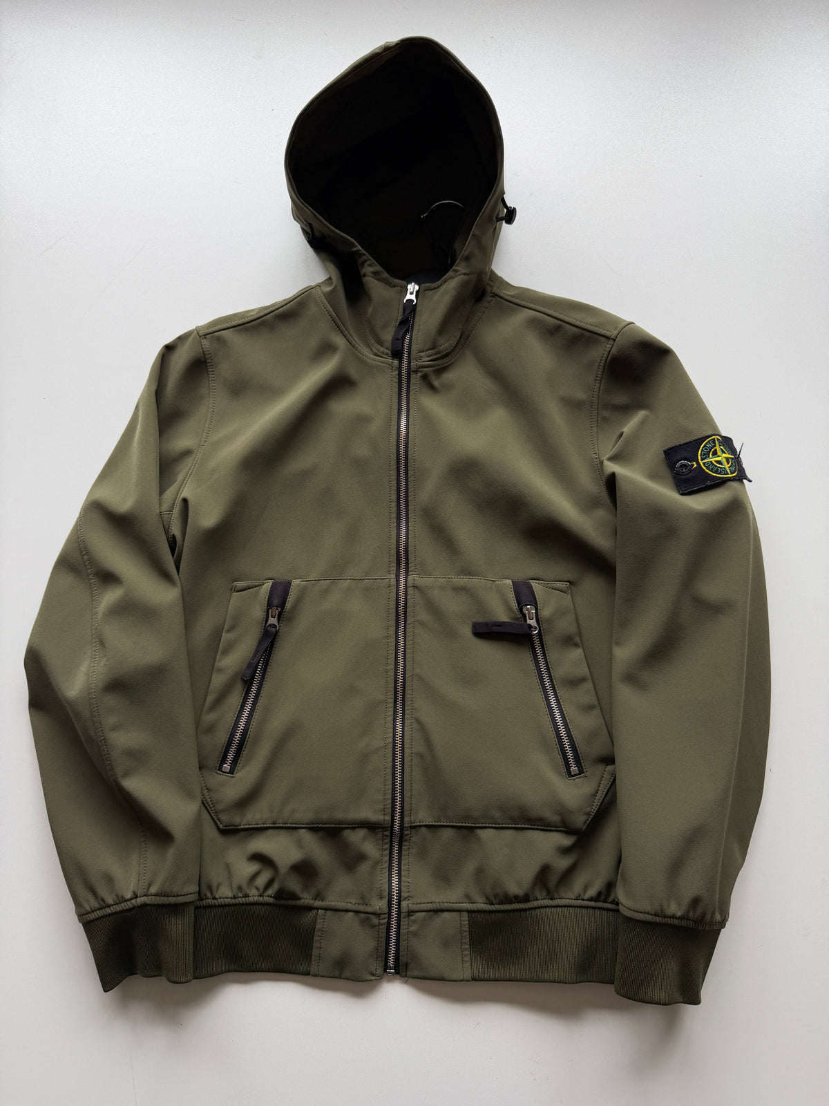 Stone Island Soft Shell Jacket Kaki