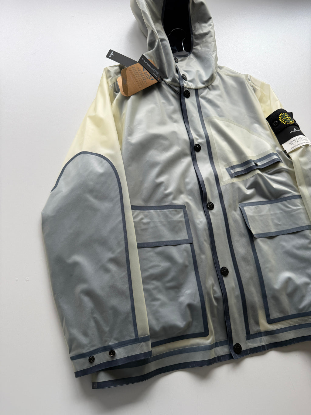 Stone Island 40th Anniversary Luminescent Poly Cover Jacket
