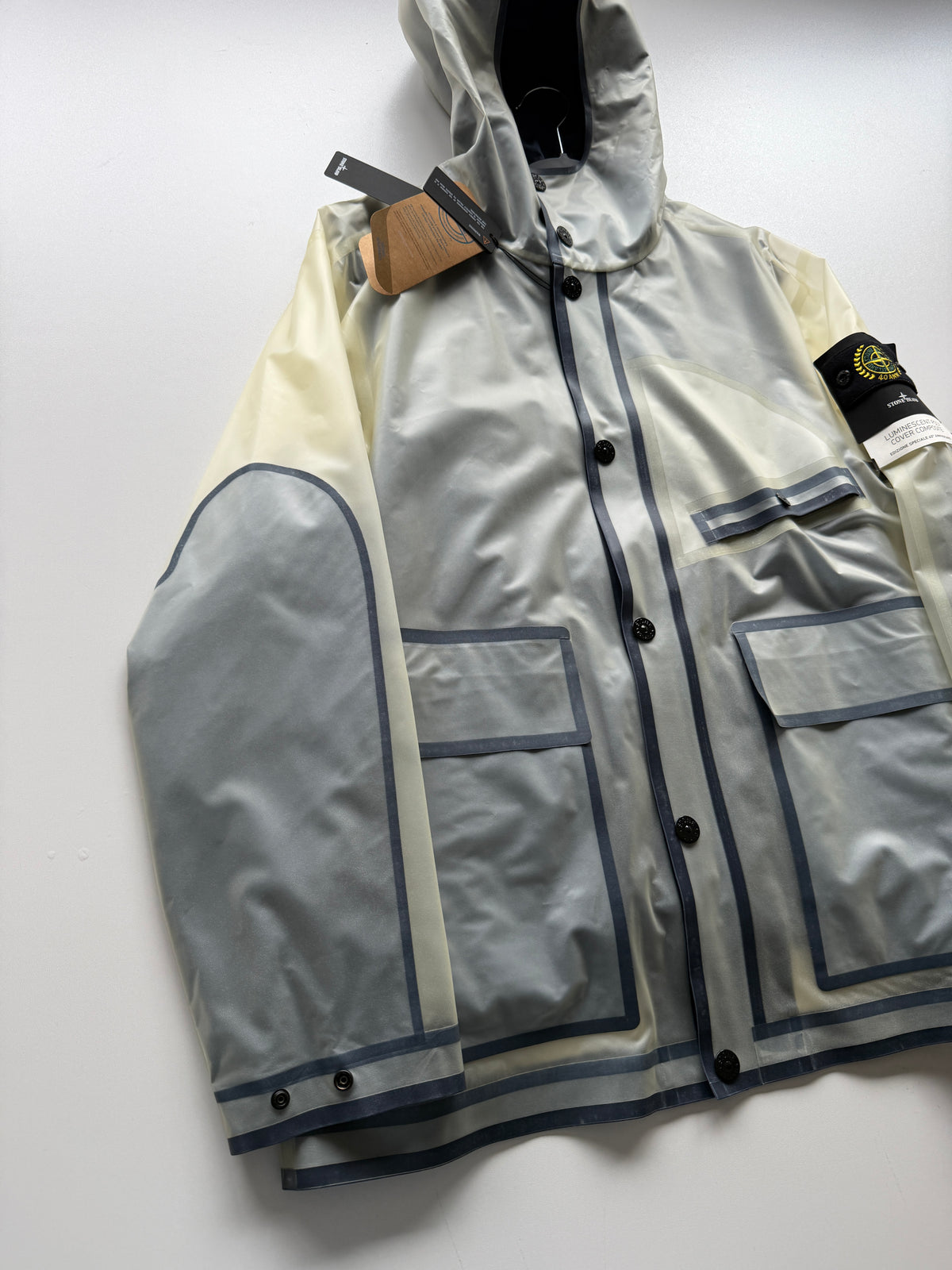 Stone Island 40th Anniversary Luminescent Poly Cover Jacket